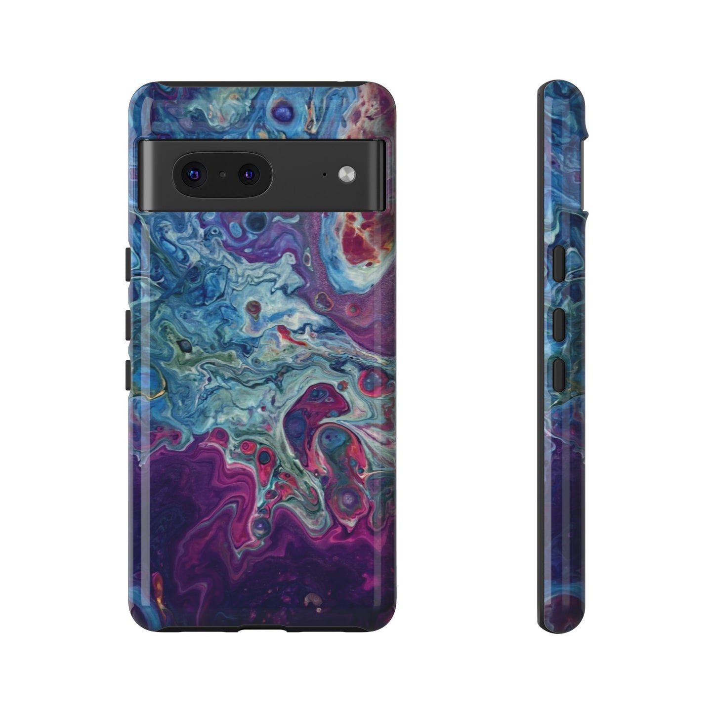 Candy Galaxy Tough Phone Case for iPhone, Samsung Galaxy, and Google Pixel devices
