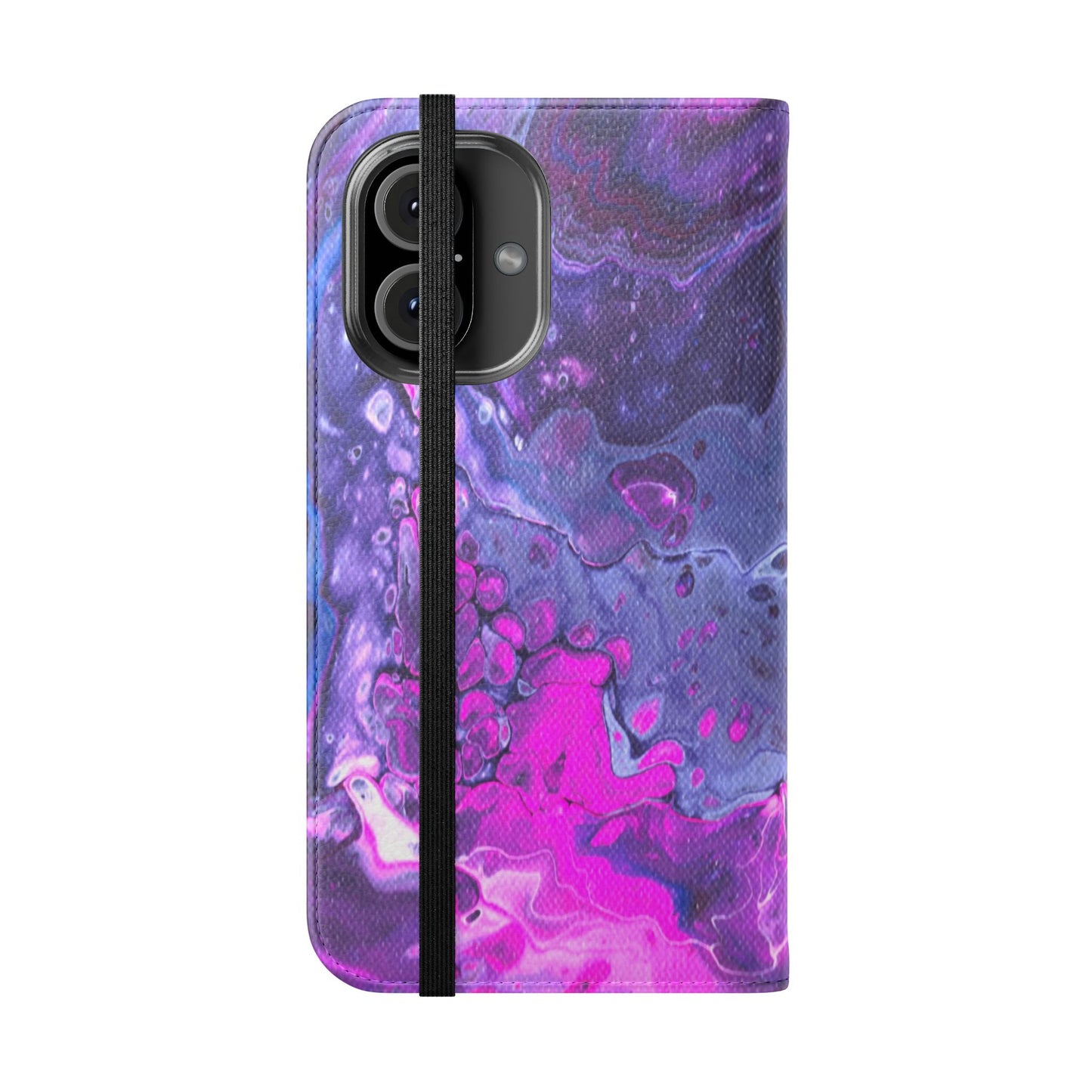 Velvet Twilight Flip Phone Case for iPhone 11 – 16 Pro, Samsung 21 – 22 Series