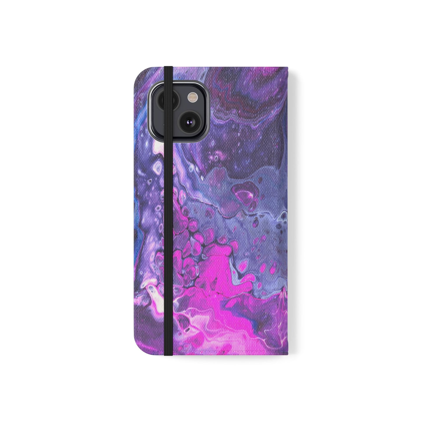 Velvet Twilight Flip Phone Case for iPhone 11 – 16 Pro, Samsung 21 – 22 Series