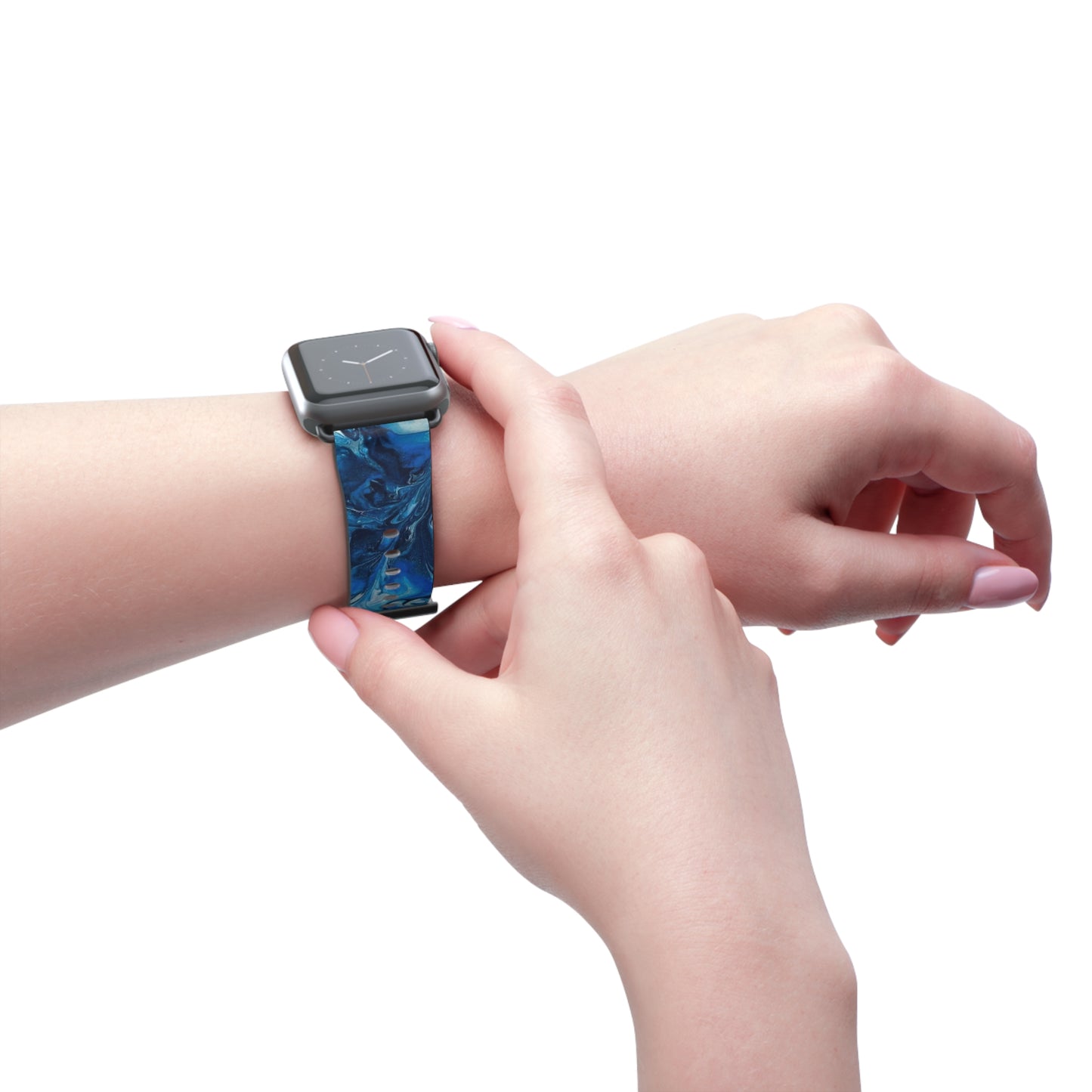 Tranquility Tides Watch Band for Apple Watch Series 1-9, Ultra, and SE devices