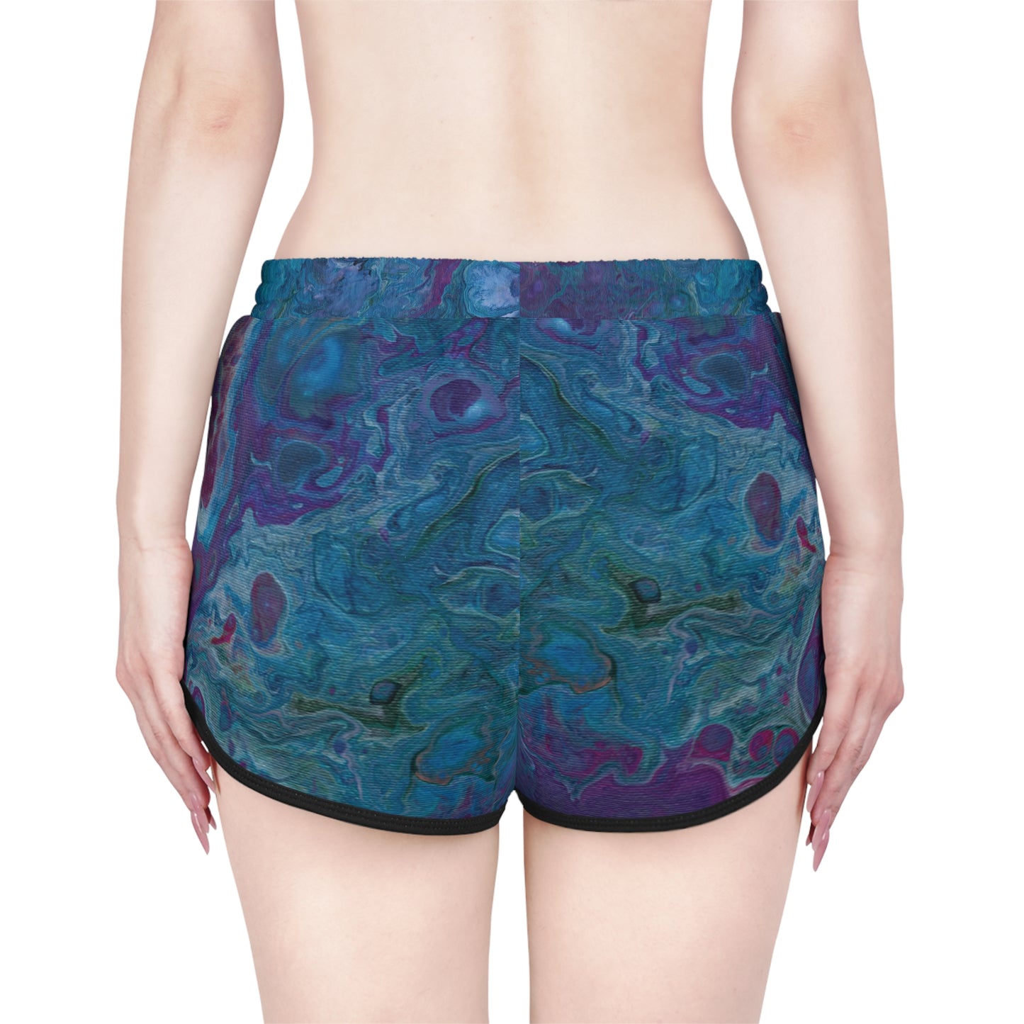 Women's Relaxed Shorts - Azure Seas