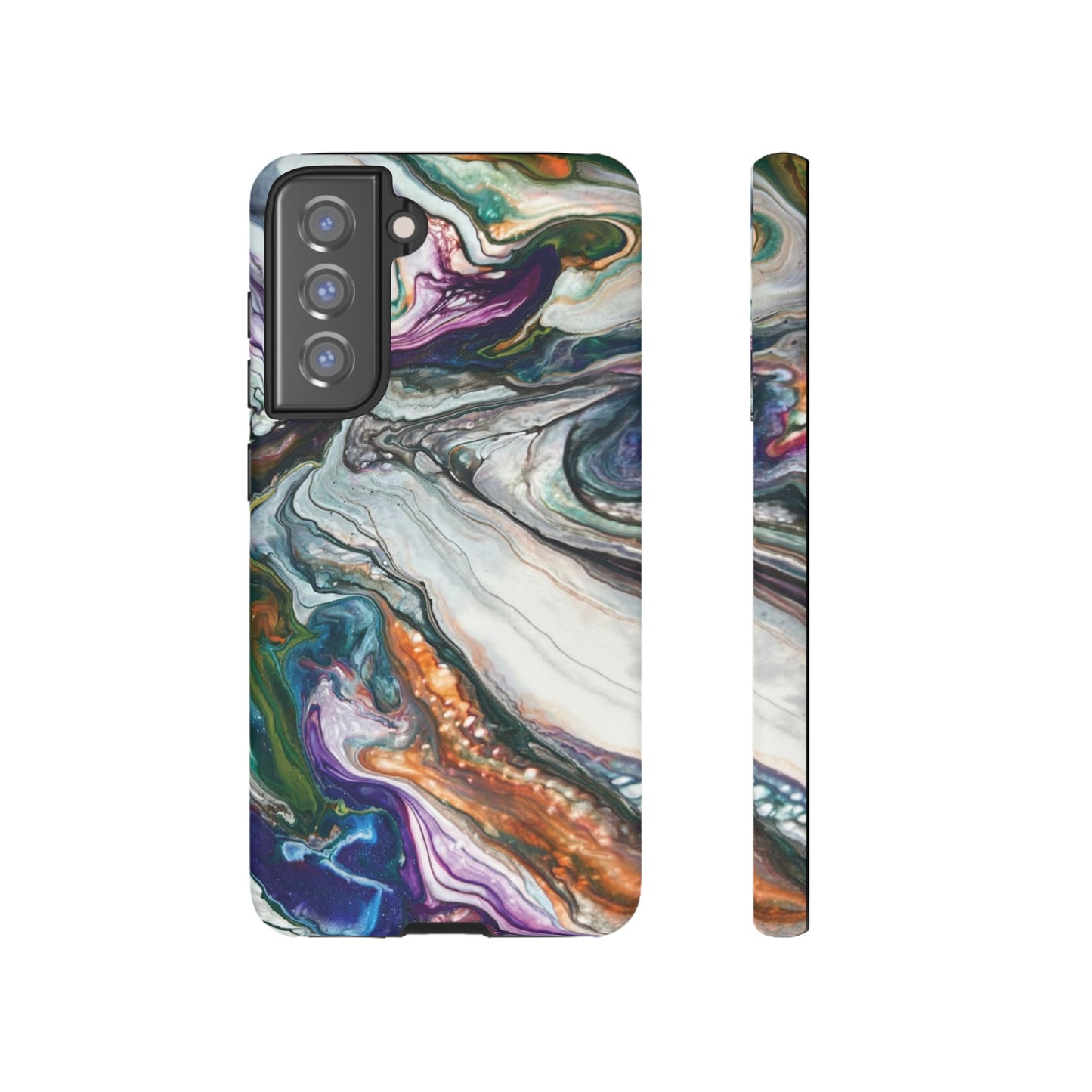 Vibrant Swirls Tough Phone Case for iPhone, Samsung Galaxy, and Google Pixel devices