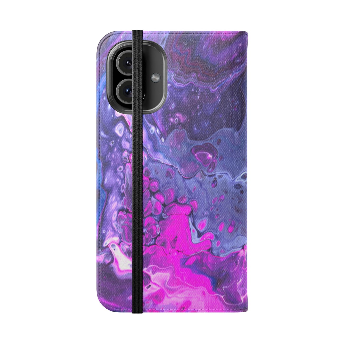 Velvet Twilight Flip Phone Case for iPhone 11 – 16 Pro, Samsung 21 – 22 Series