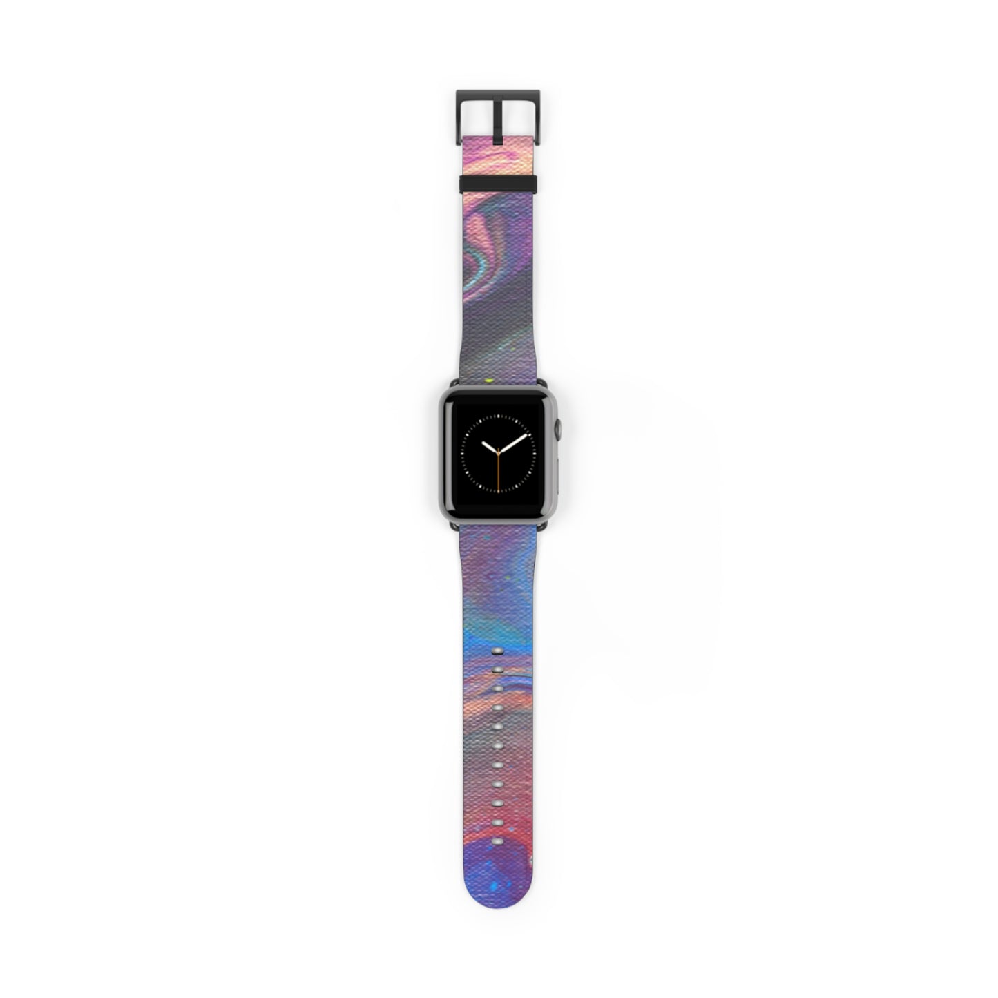 Mystic Currents Fluid Art Design Watch Band for Apple Watch Series 1-9, Ultra, and SE devices
