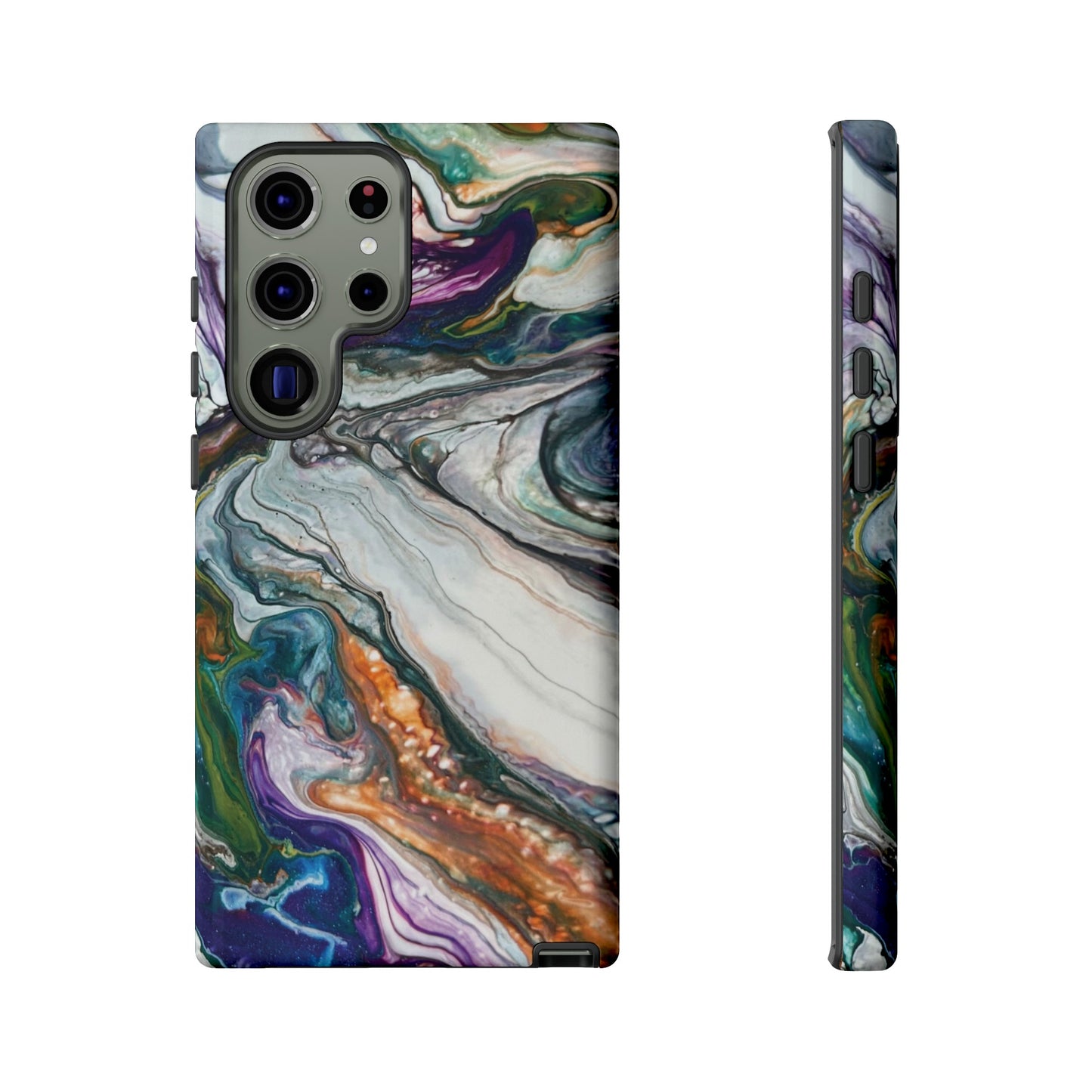 Vibrant Swirls Tough Phone Case for iPhone, Samsung Galaxy, and Google Pixel devices