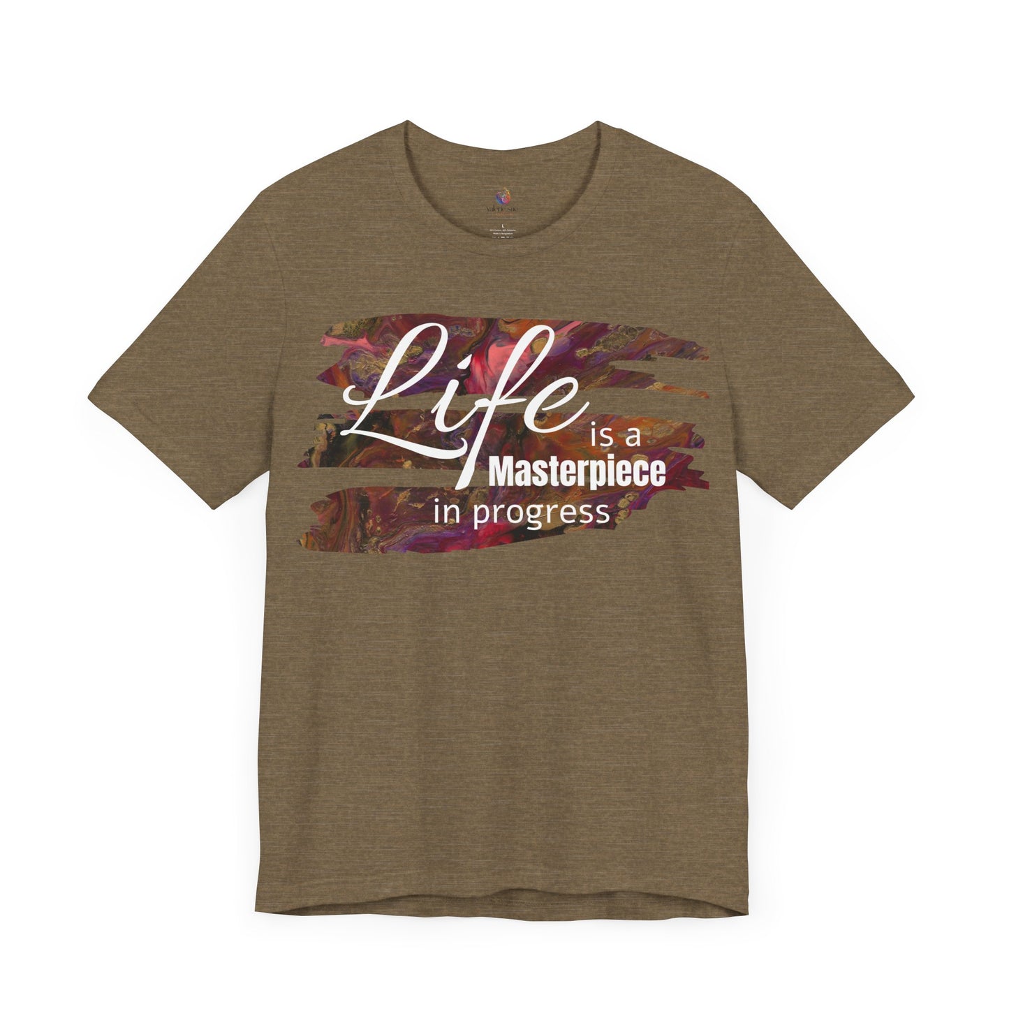Unisex Jersey Short Sleeve Tee - Life is a Masterpiece
