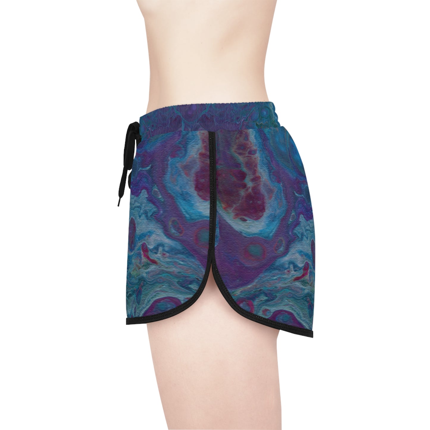 Women's Relaxed Shorts - Azure Seas