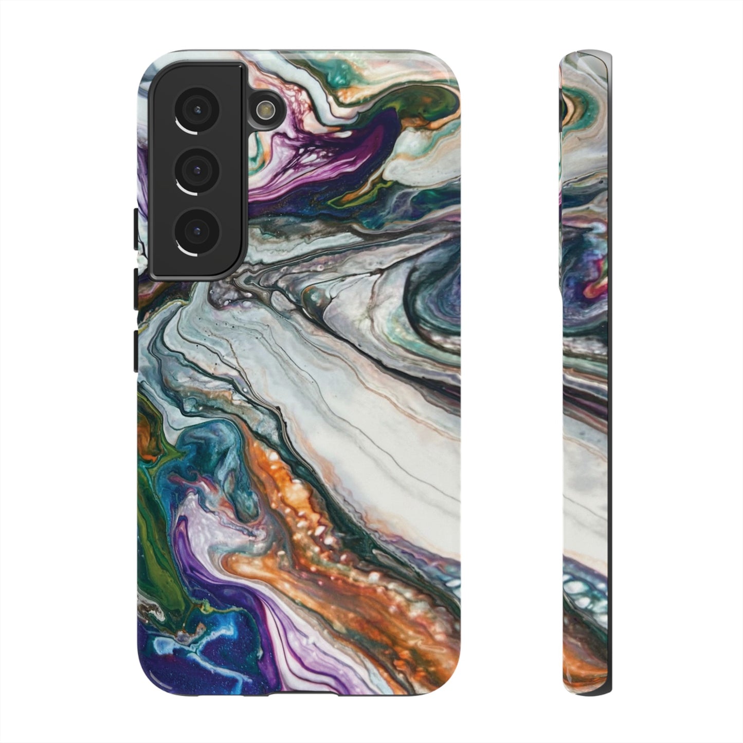 Vibrant Swirls Tough Phone Case for iPhone, Samsung Galaxy, and Google Pixel devices