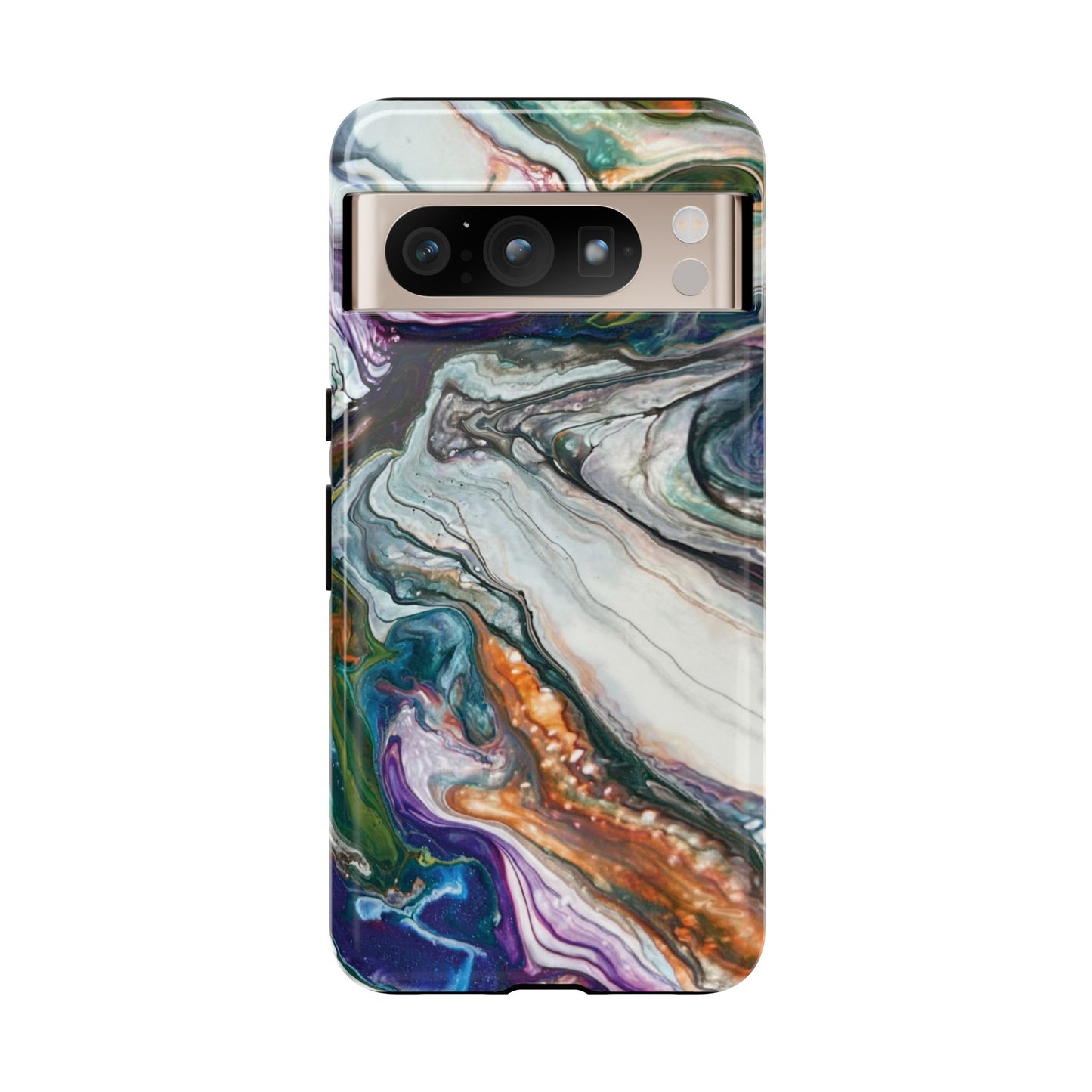 Vibrant Swirls Tough Phone Case for iPhone, Samsung Galaxy, and Google Pixel devices