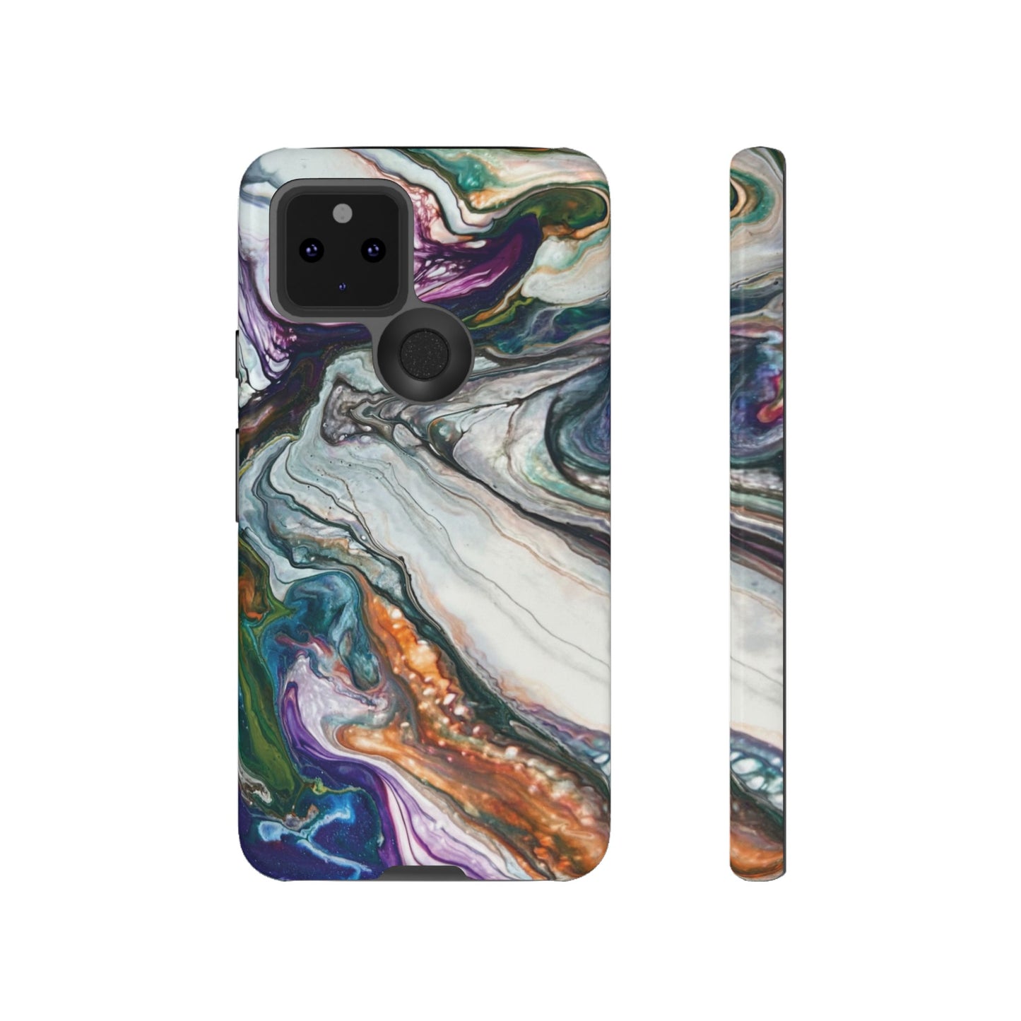 Vibrant Swirls Tough Phone Case for iPhone, Samsung Galaxy, and Google Pixel devices