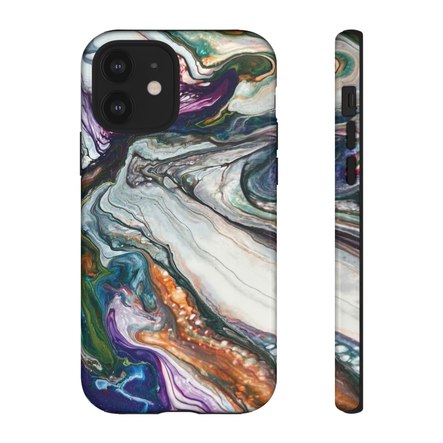 Vibrant Swirls Tough Phone Case for iPhone, Samsung Galaxy, and Google Pixel devices