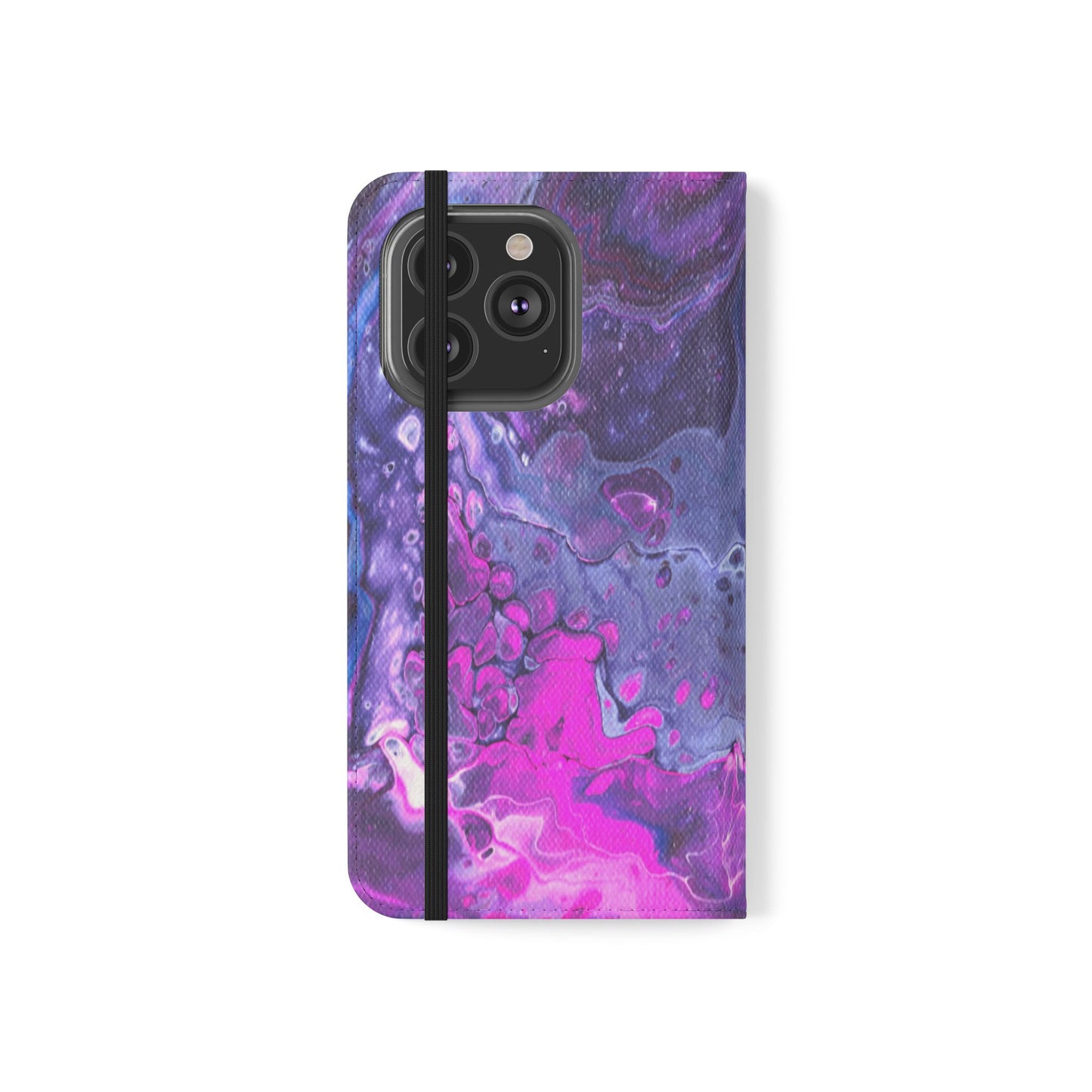Velvet Twilight Flip Phone Case for iPhone 11 – 16 Pro, Samsung 21 – 22 Series