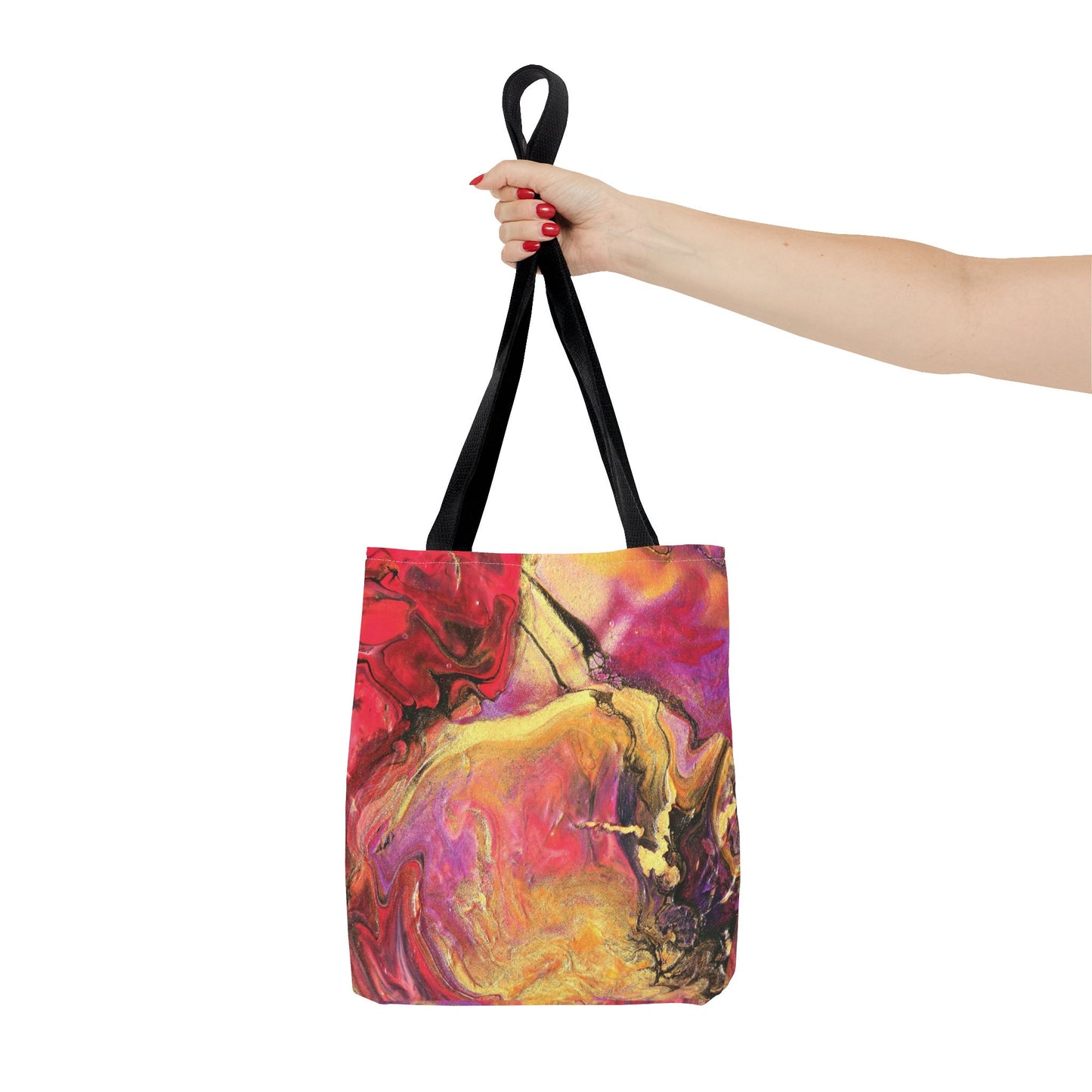 Tote Bag - Royal Flow Fluid Art Inspired