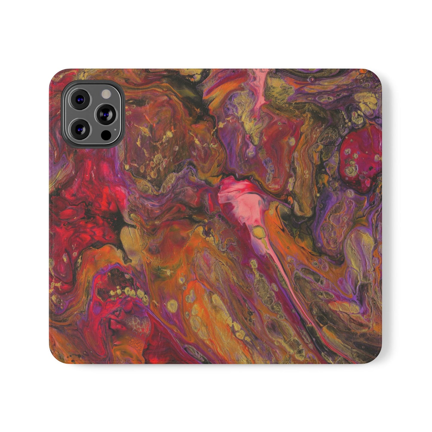 Autumn's Glow Flip Phone Case for iPhone 11 – 16 Pro, Samsung 21 – 22 Series
