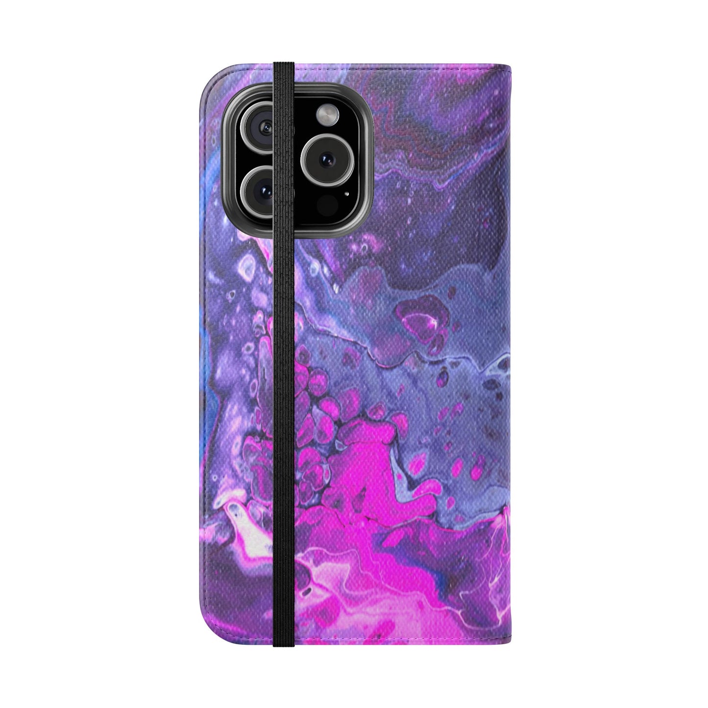 Velvet Twilight Flip Phone Case for iPhone 11 – 16 Pro, Samsung 21 – 22 Series