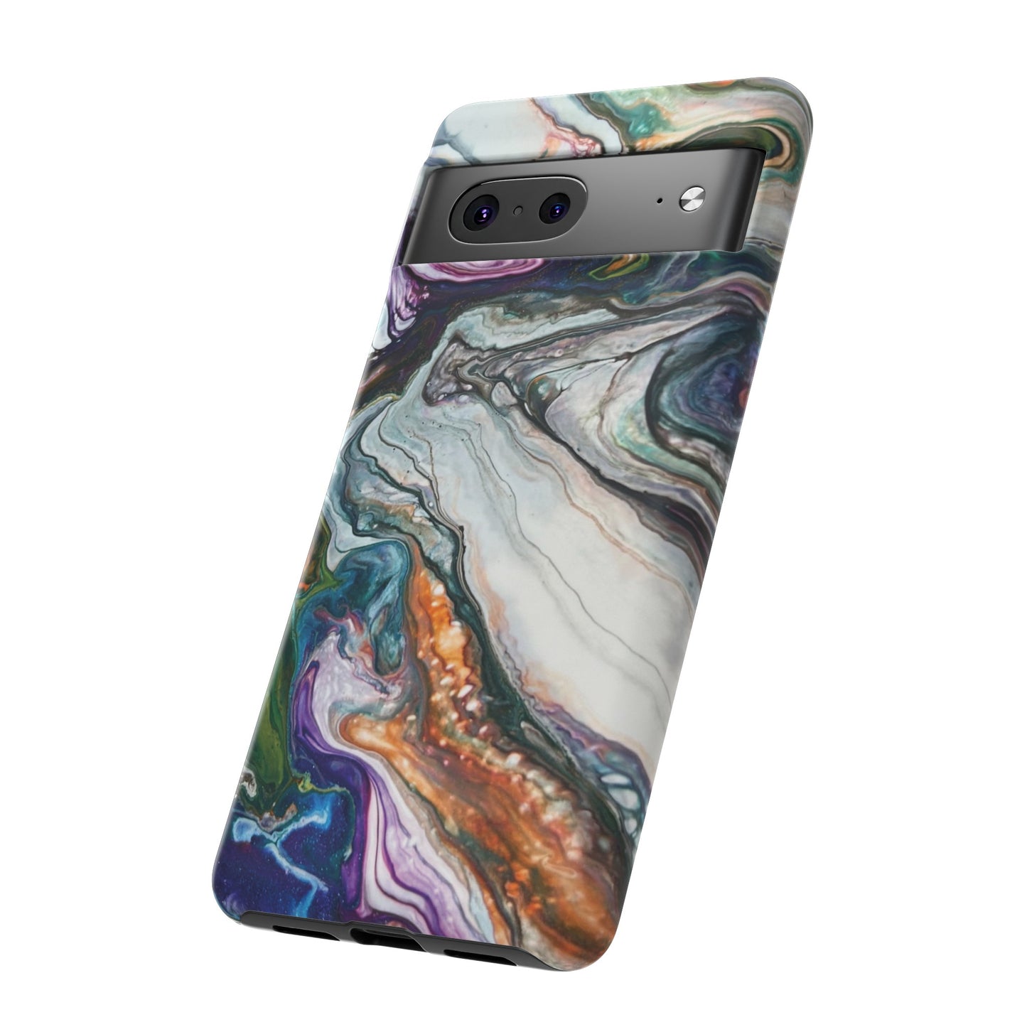 Vibrant Swirls Tough Phone Case for iPhone, Samsung Galaxy, and Google Pixel devices
