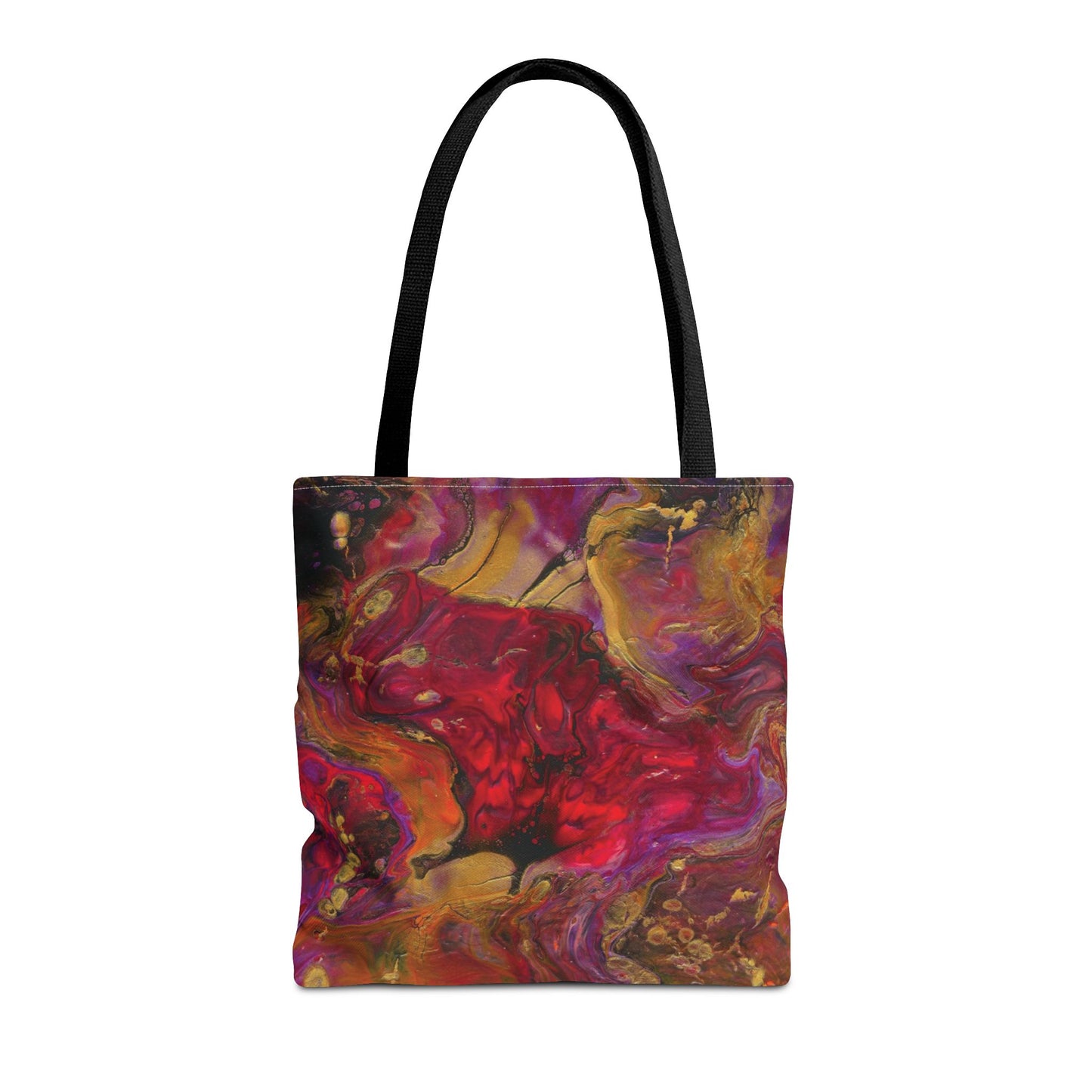 Tote Bag - Autumn's Glow Fluid Art Inspired