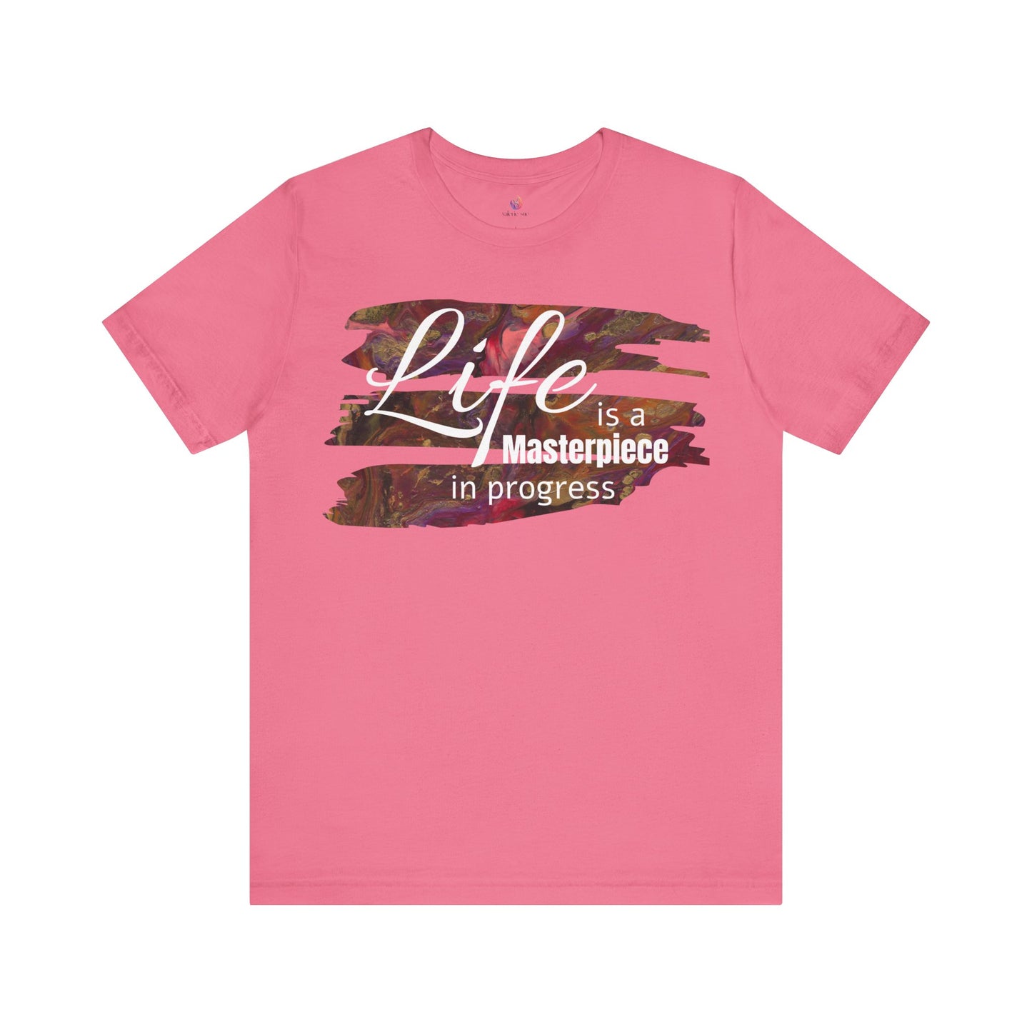 Unisex Jersey Short Sleeve Tee - Life is a Masterpiece