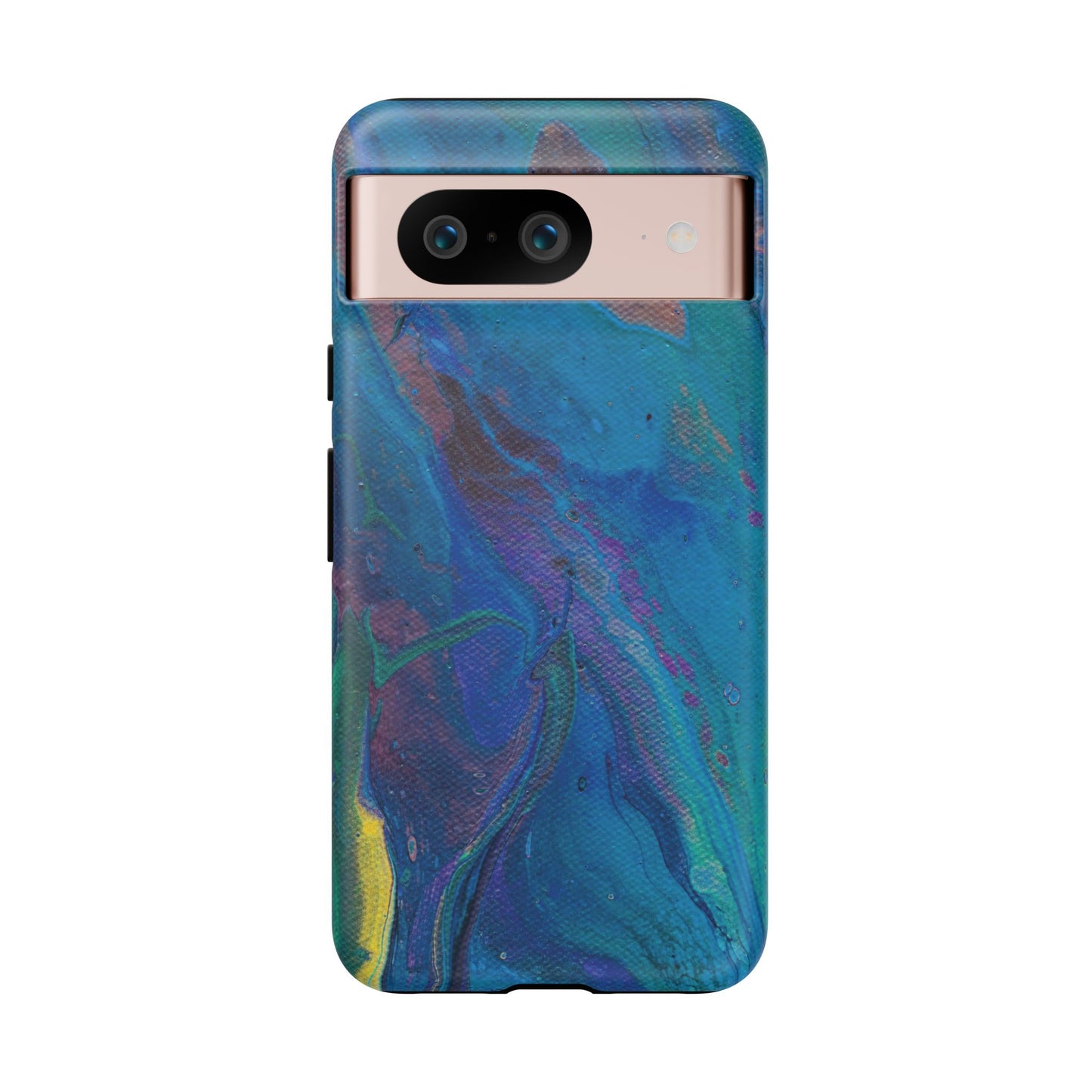Peacock Swirls Tough Phone Case for iPhone, Samsung Galaxy, and Google Pixel devices