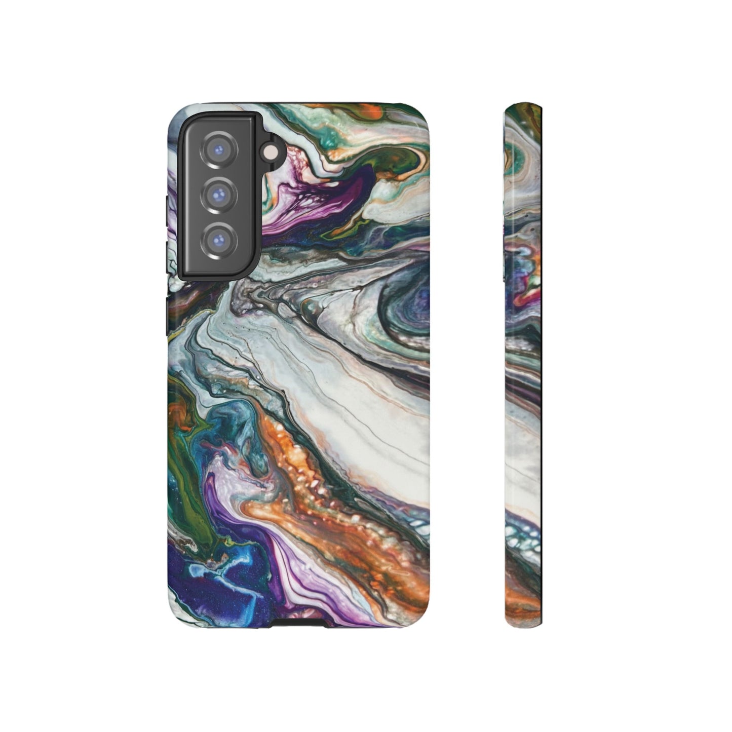 Vibrant Swirls Tough Phone Case for iPhone, Samsung Galaxy, and Google Pixel devices