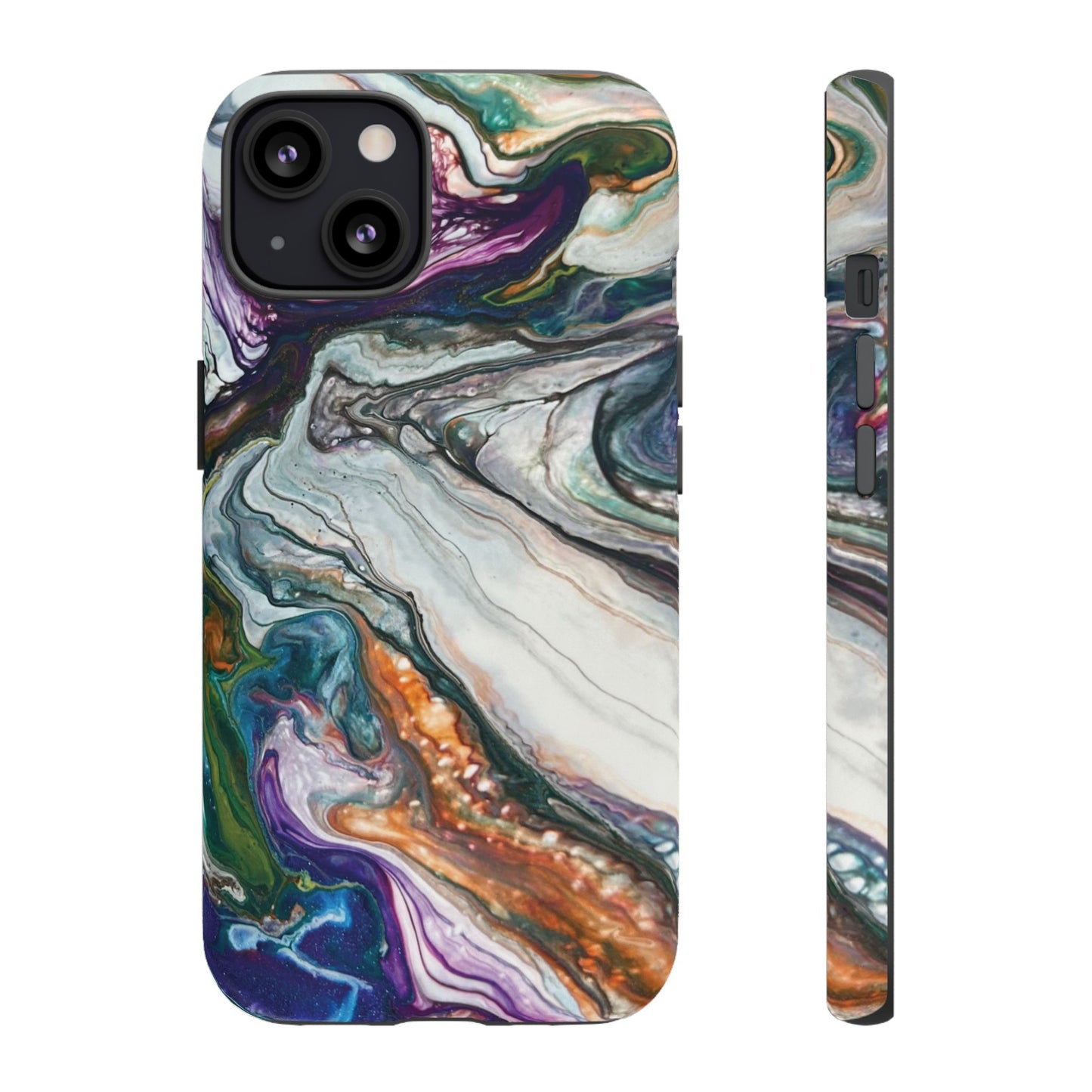 Vibrant Swirls Tough Phone Case for iPhone, Samsung Galaxy, and Google Pixel devices
