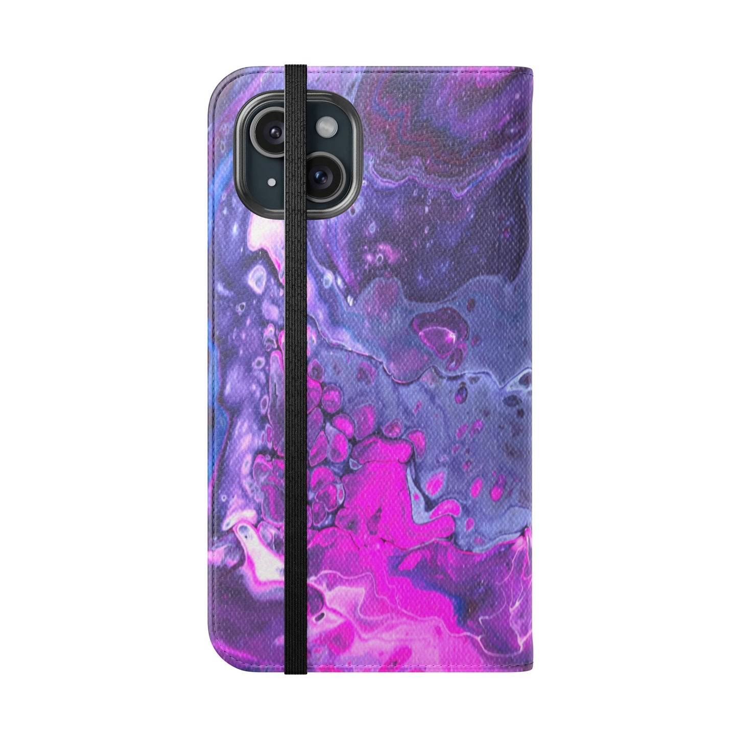 Velvet Twilight Flip Phone Case for iPhone 11 – 16 Pro, Samsung 21 – 22 Series