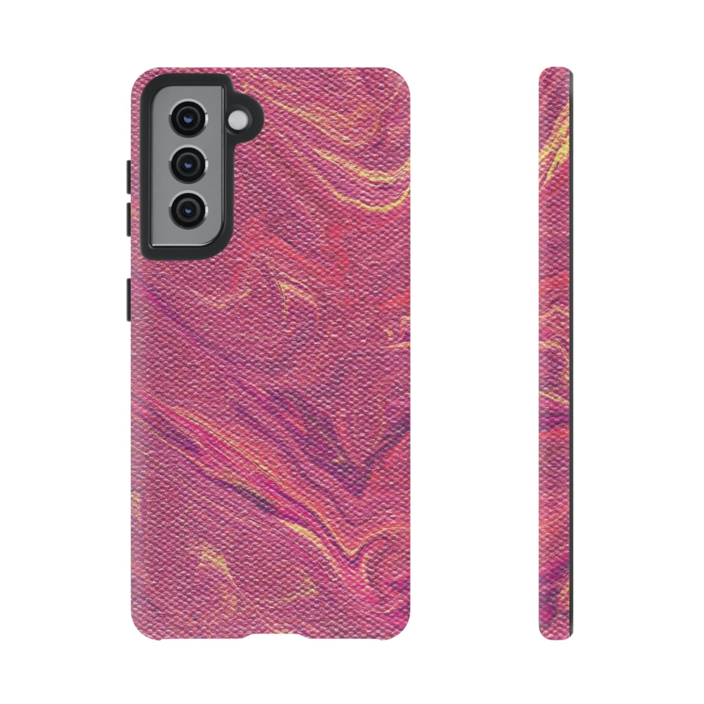 Pleasantly Pink Tough Phone Case for iPhone, Samsung Galaxy, and Google Pixel devices