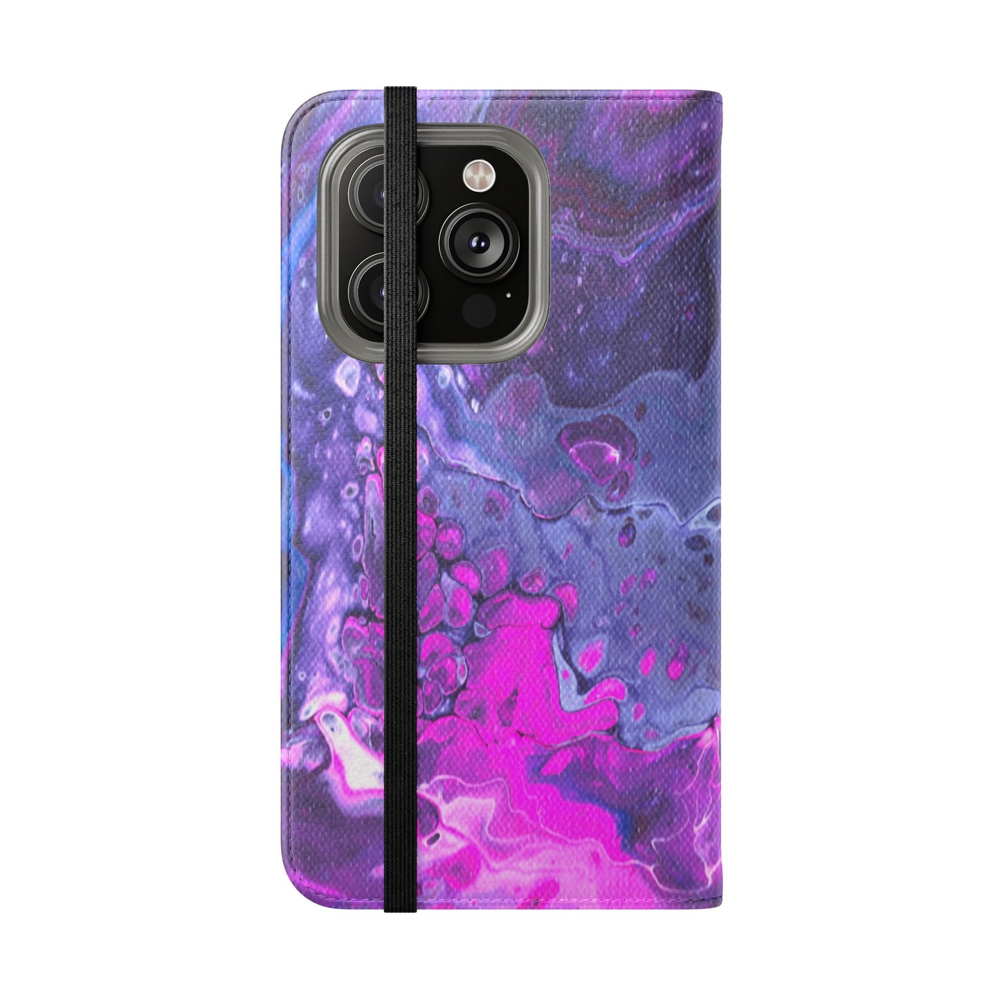 Velvet Twilight Flip Phone Case for iPhone 11 – 16 Pro, Samsung 21 – 22 Series