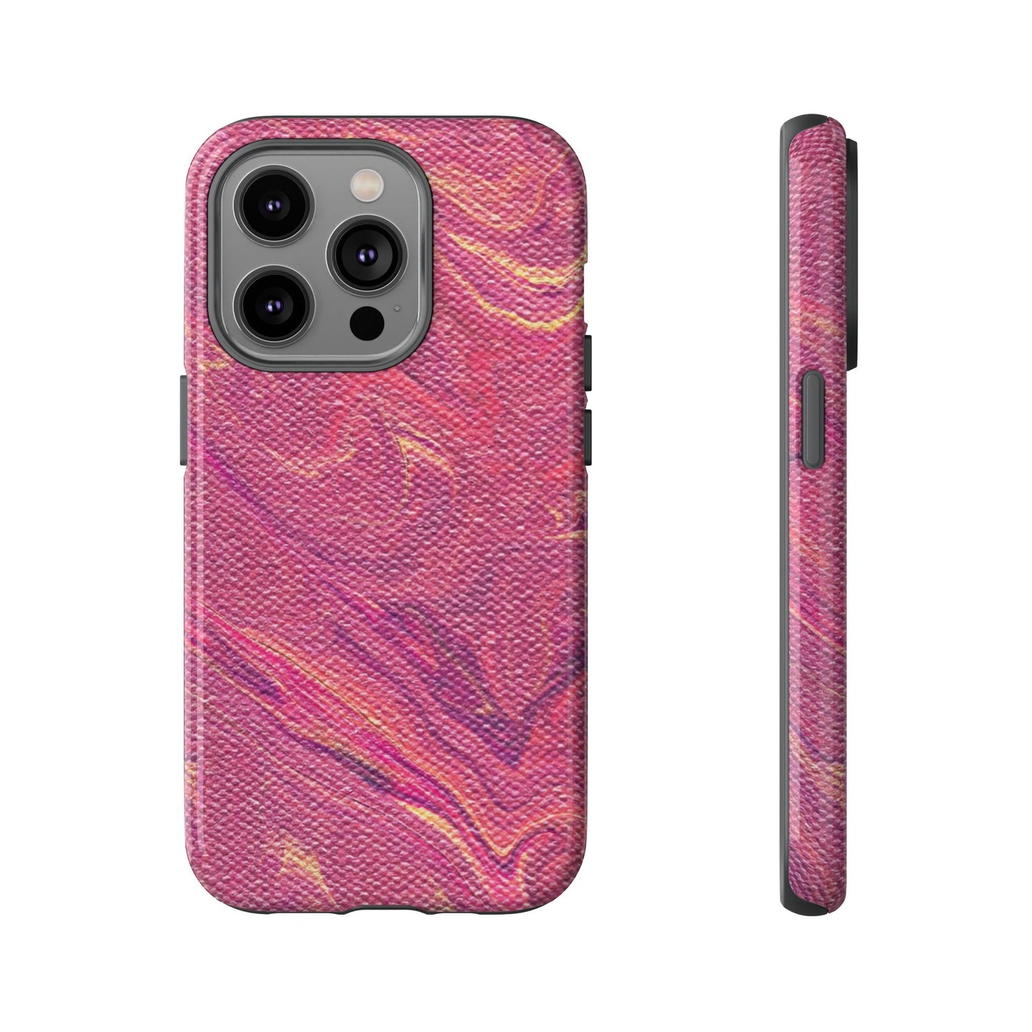 Pleasantly Pink Tough Phone Case for iPhone, Samsung Galaxy, and Google Pixel devices
