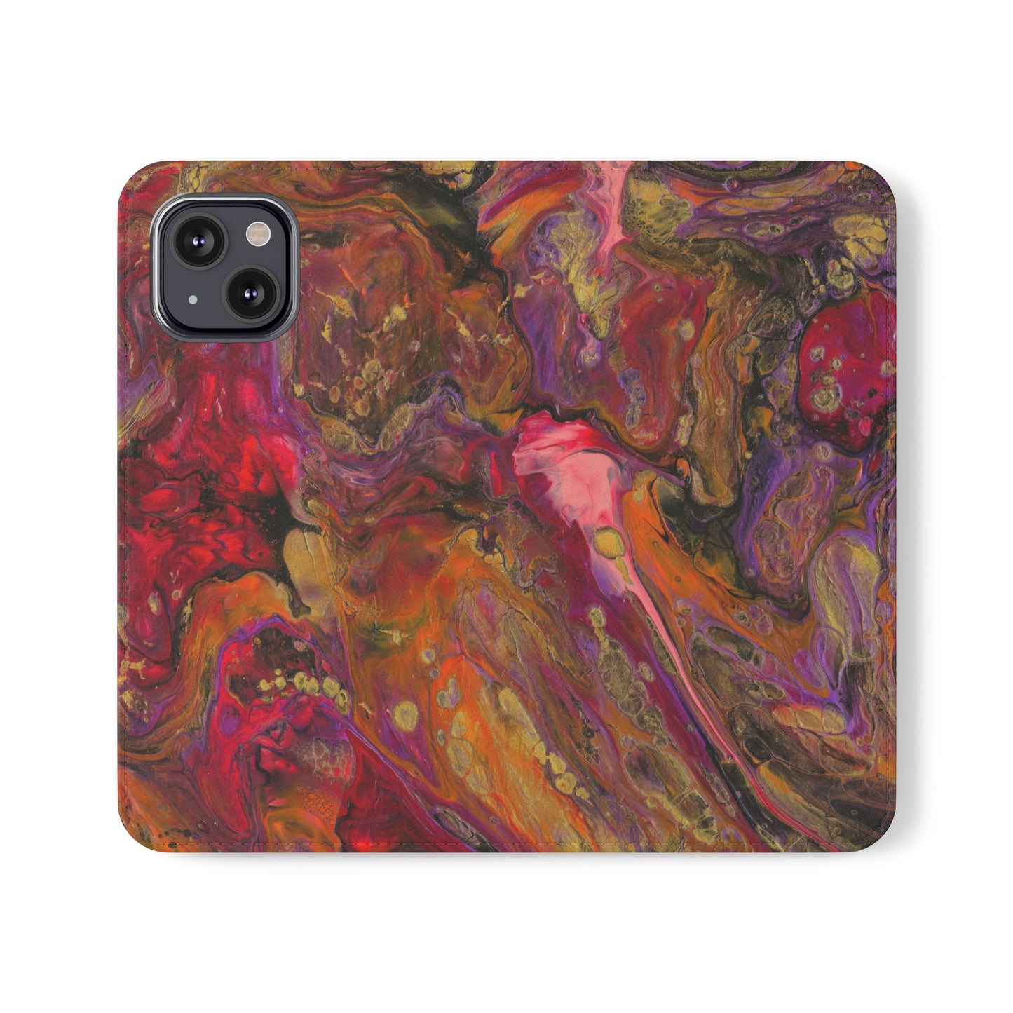 Autumn's Glow Flip Phone Case for iPhone 11 – 16 Pro, Samsung 21 – 22 Series