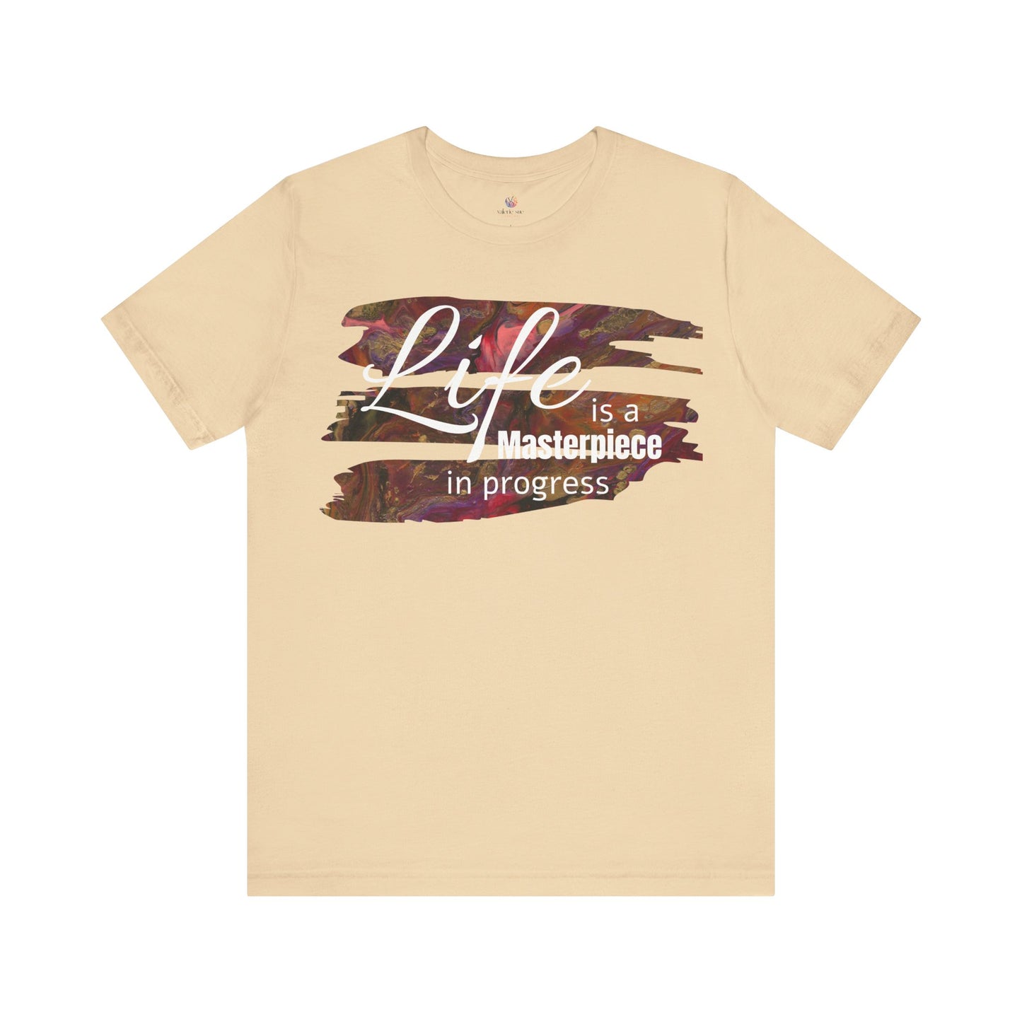Unisex Jersey Short Sleeve Tee - Life is a Masterpiece