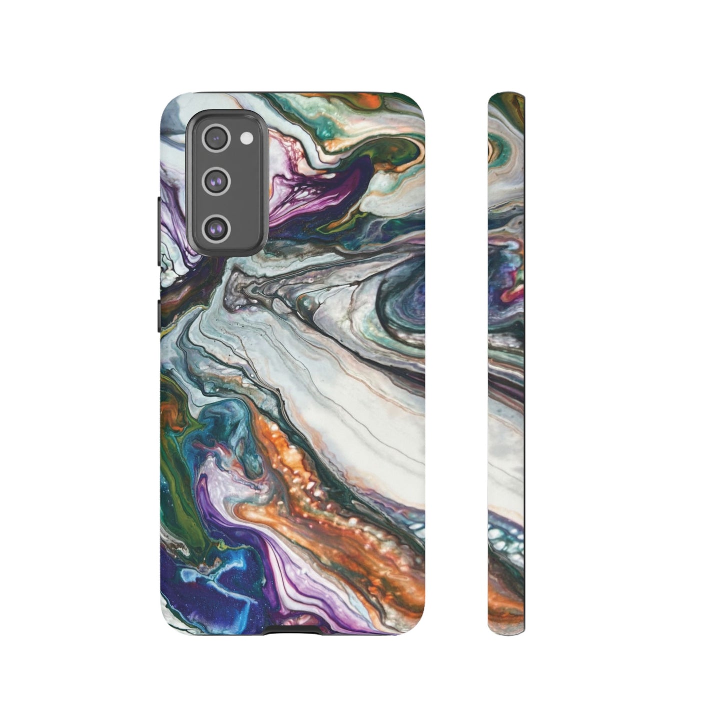 Vibrant Swirls Tough Phone Case for iPhone, Samsung Galaxy, and Google Pixel devices