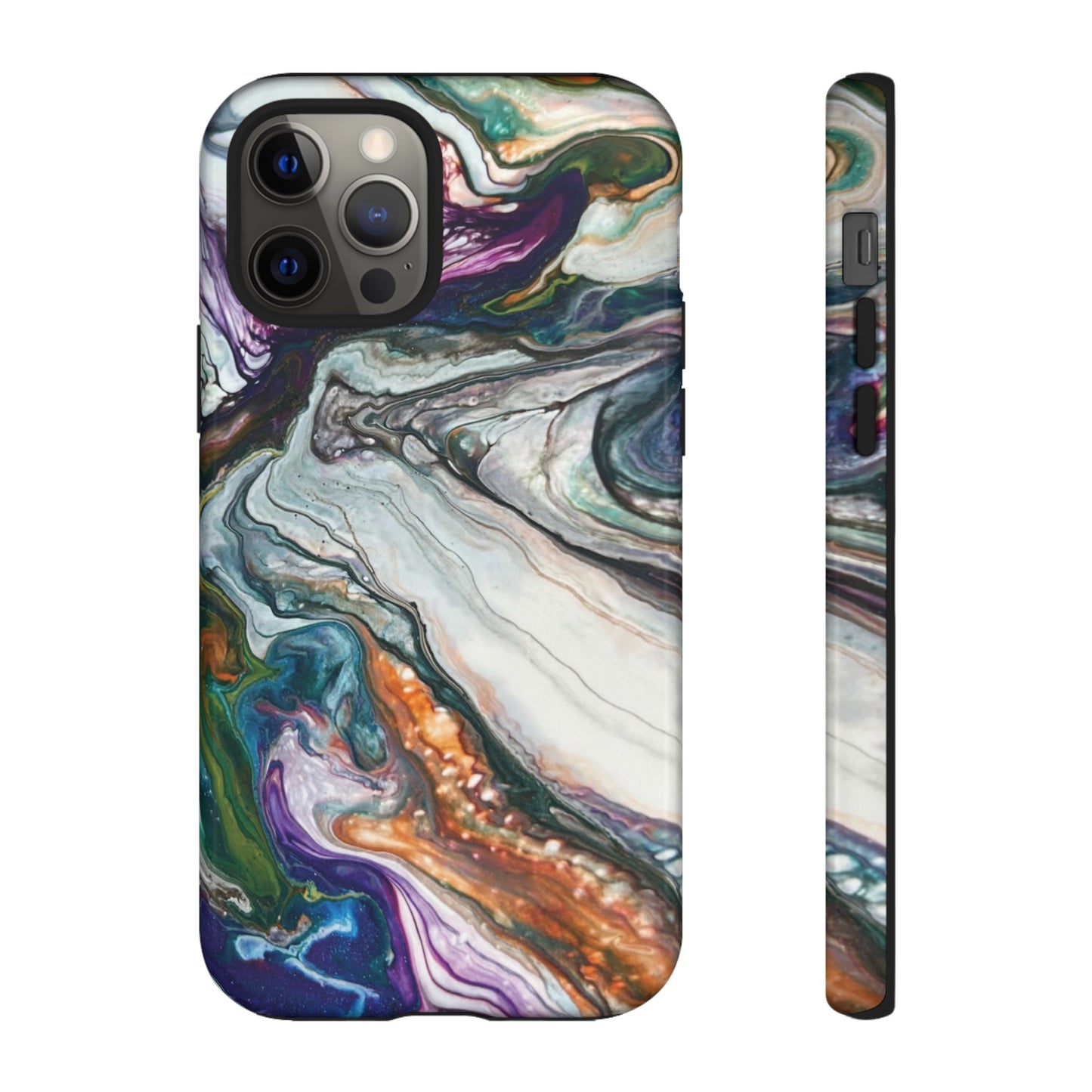 Vibrant Swirls Tough Phone Case for iPhone, Samsung Galaxy, and Google Pixel devices