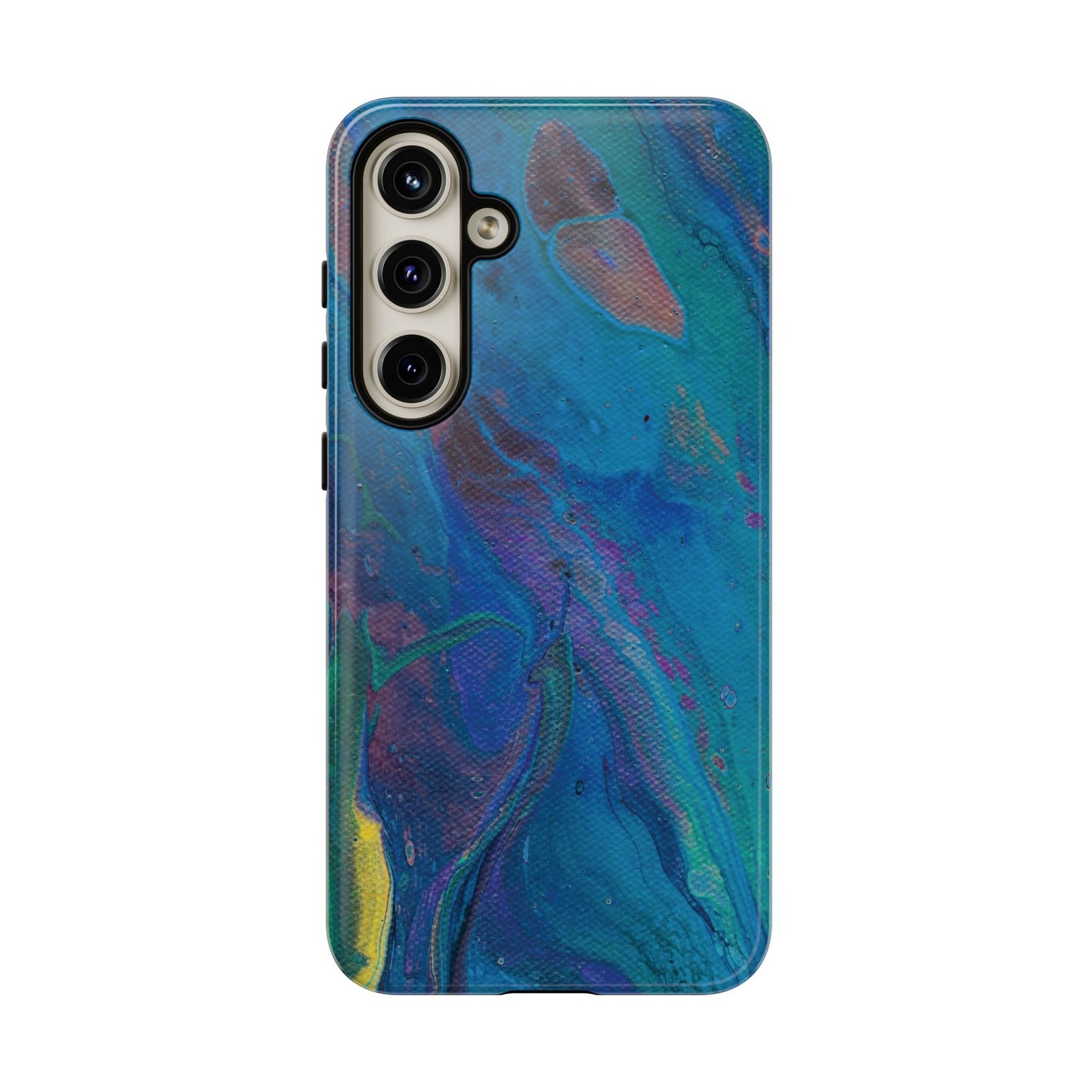 Peacock Swirls Tough Phone Case for iPhone, Samsung Galaxy, and Google Pixel devices