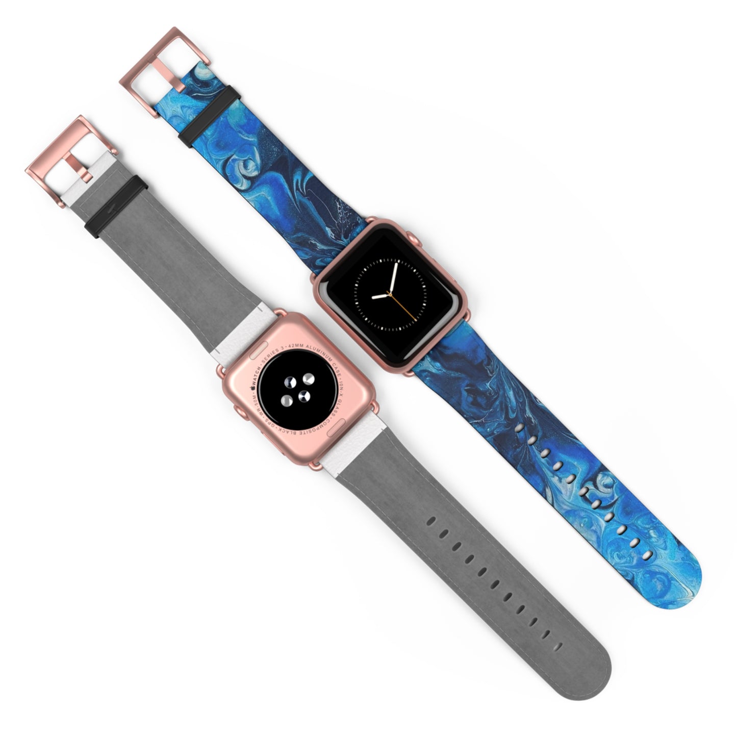 Tranquility Tides Watch Band for Apple Watch Series 1-9, Ultra, and SE devices