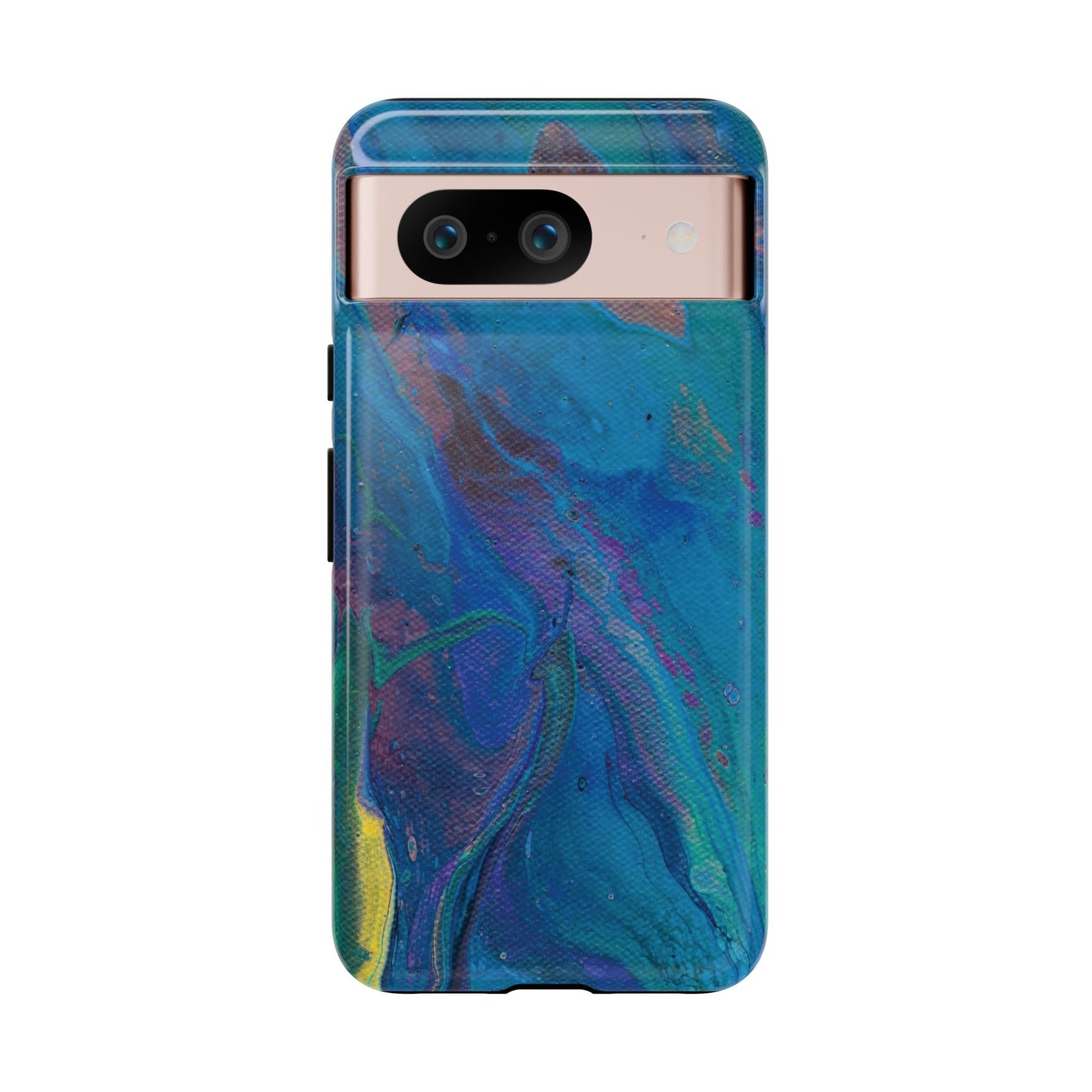 Peacock Swirls Tough Phone Case for iPhone, Samsung Galaxy, and Google Pixel devices