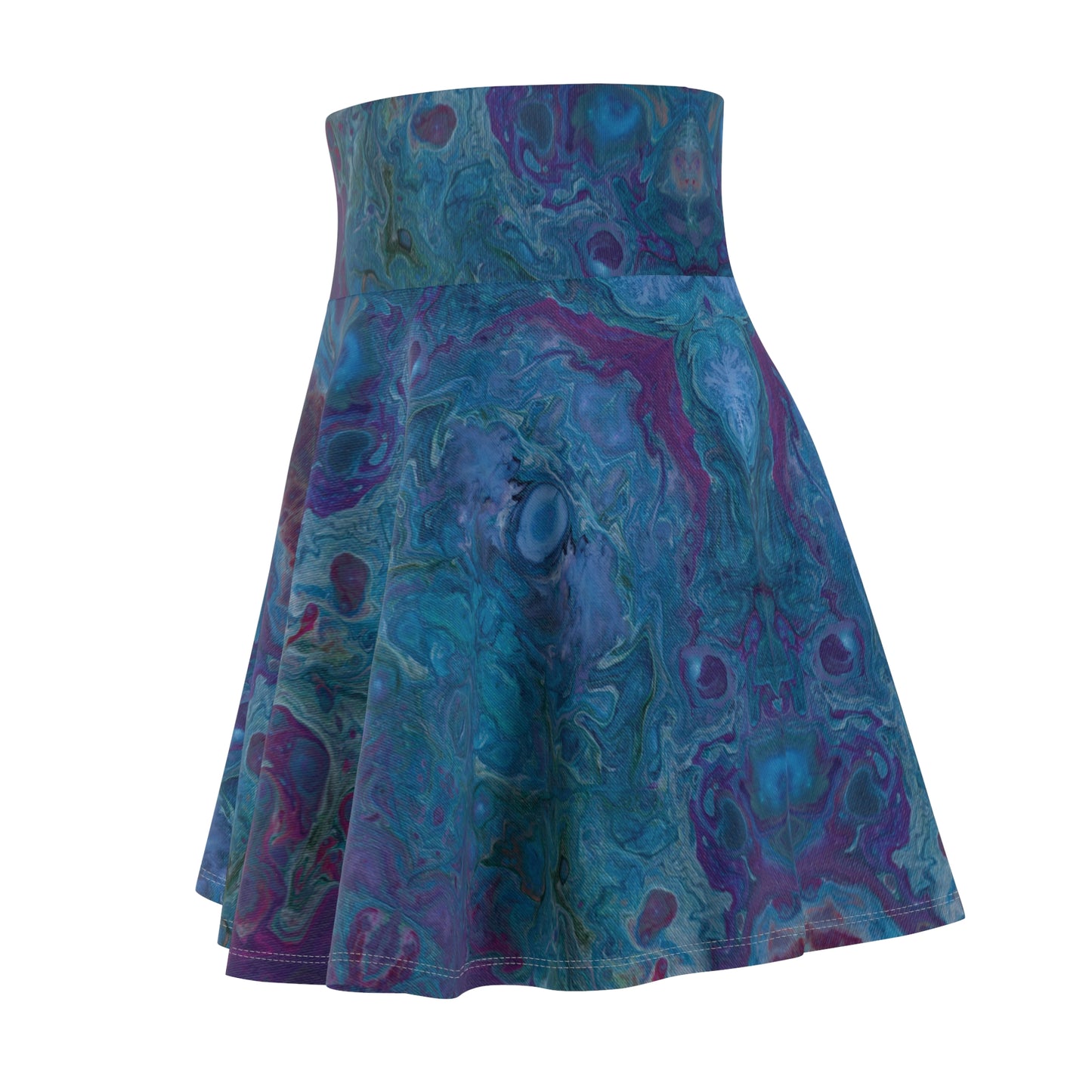 Azure Seas Women's Skater Skirt