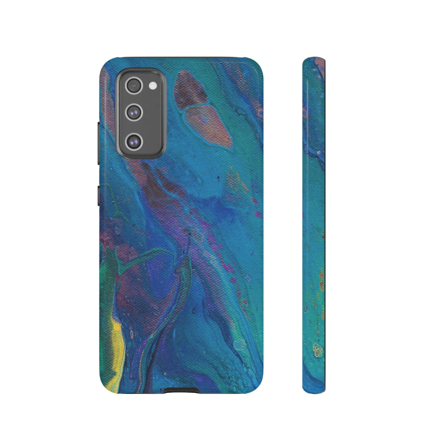 Peacock Swirls Tough Phone Case for iPhone, Samsung Galaxy, and Google Pixel devices