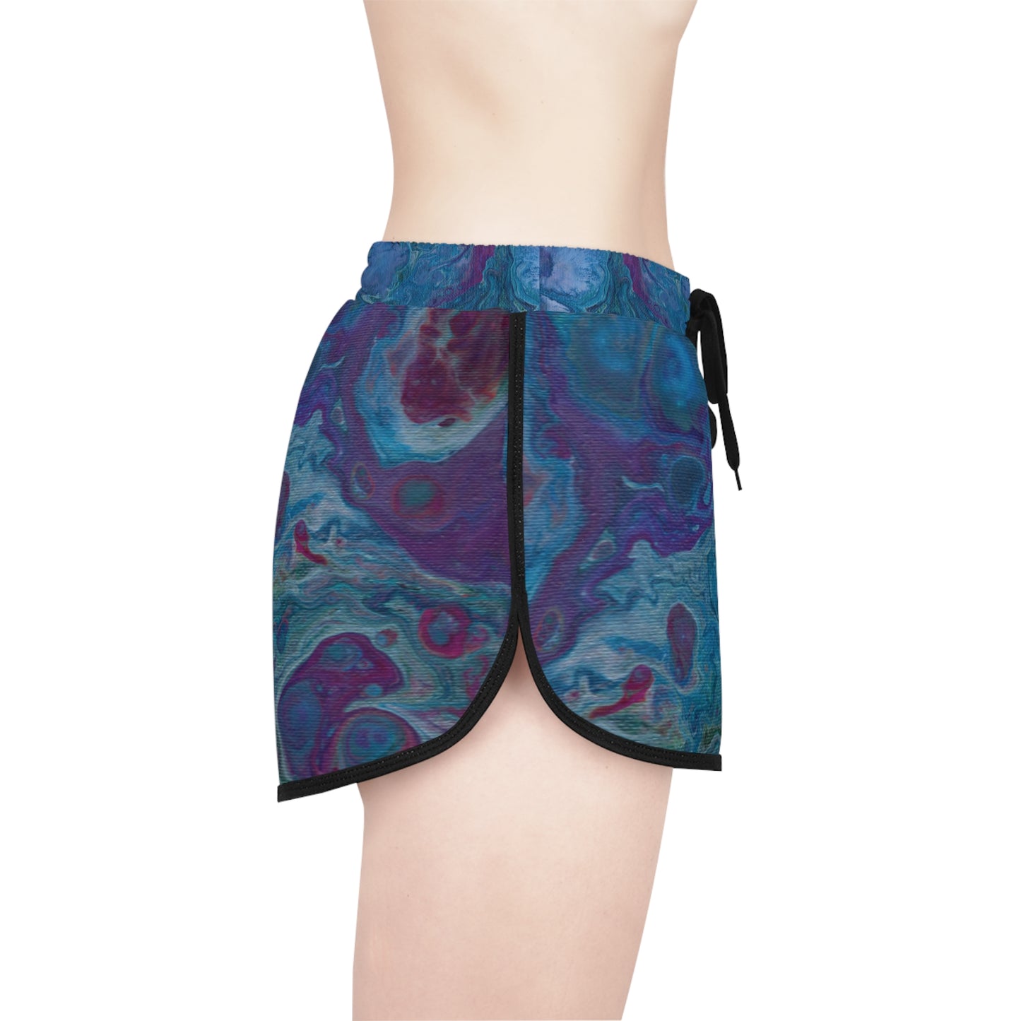 Women's Relaxed Shorts - Azure Seas