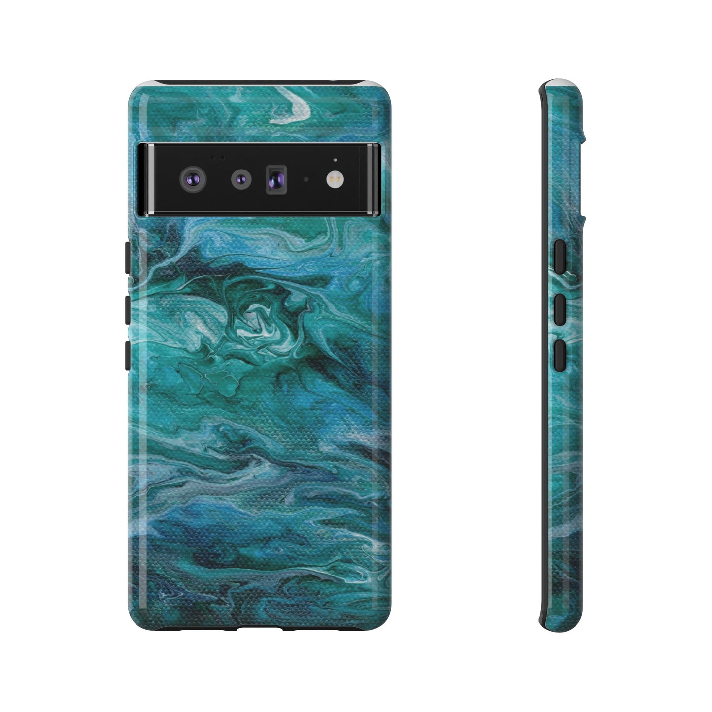 Ocean Waves Tough Phone Case for iPhone, Samsung Galaxy, and Google Pixel devices
