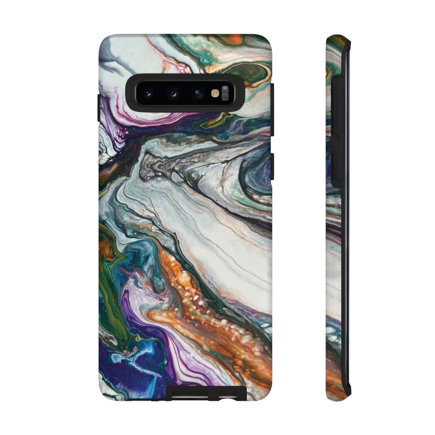 Vibrant Swirls Tough Phone Case for iPhone, Samsung Galaxy, and Google Pixel devices