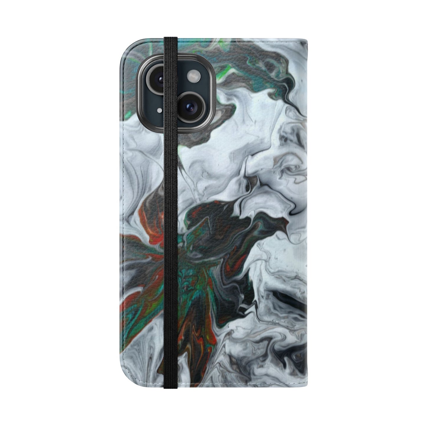 Colorful Symphony Flip Phone Case for iPhone 11 – 16 Pro, Samsung 21 – 22 Series