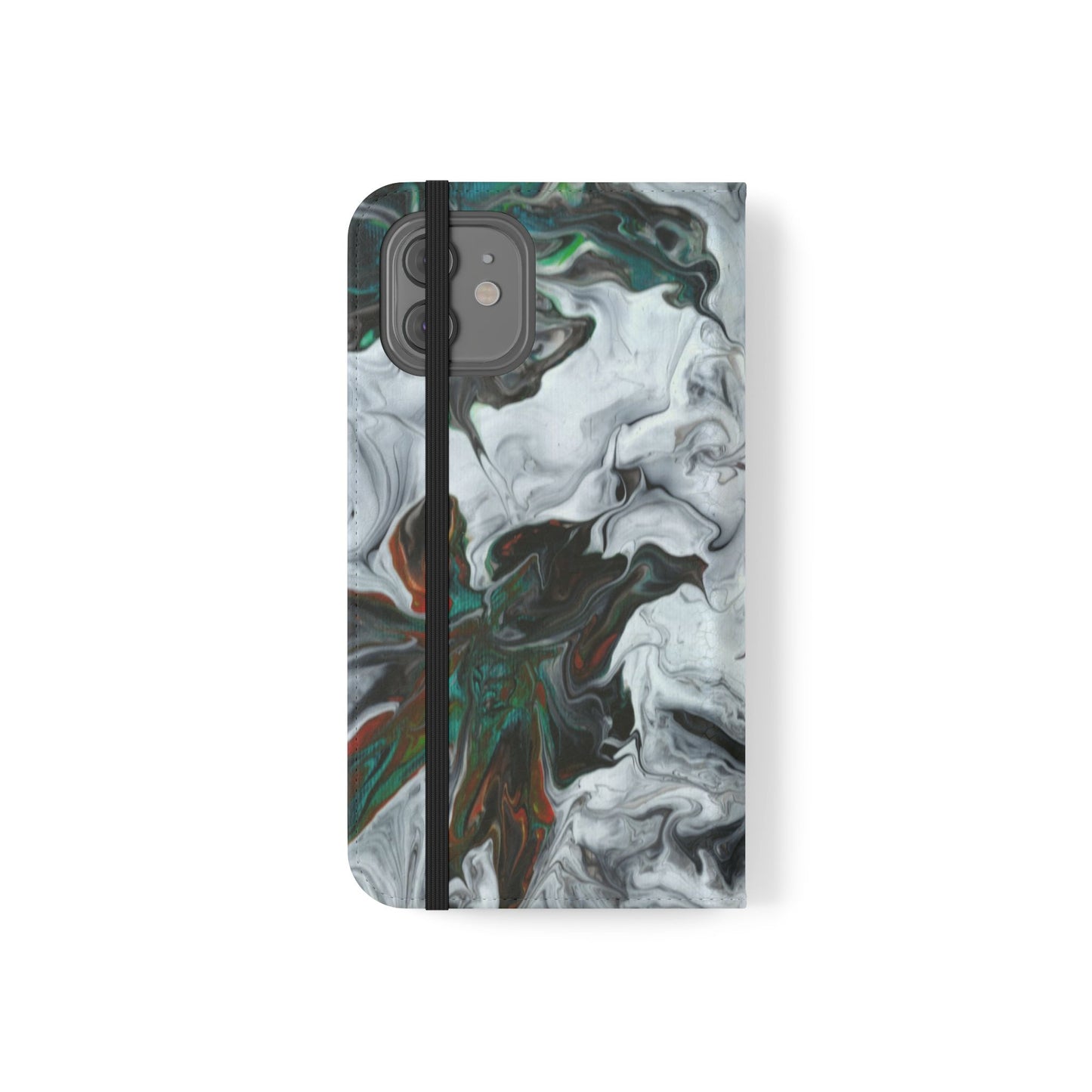 Colorful Symphony Flip Phone Case for iPhone 11 – 16 Pro, Samsung 21 – 22 Series