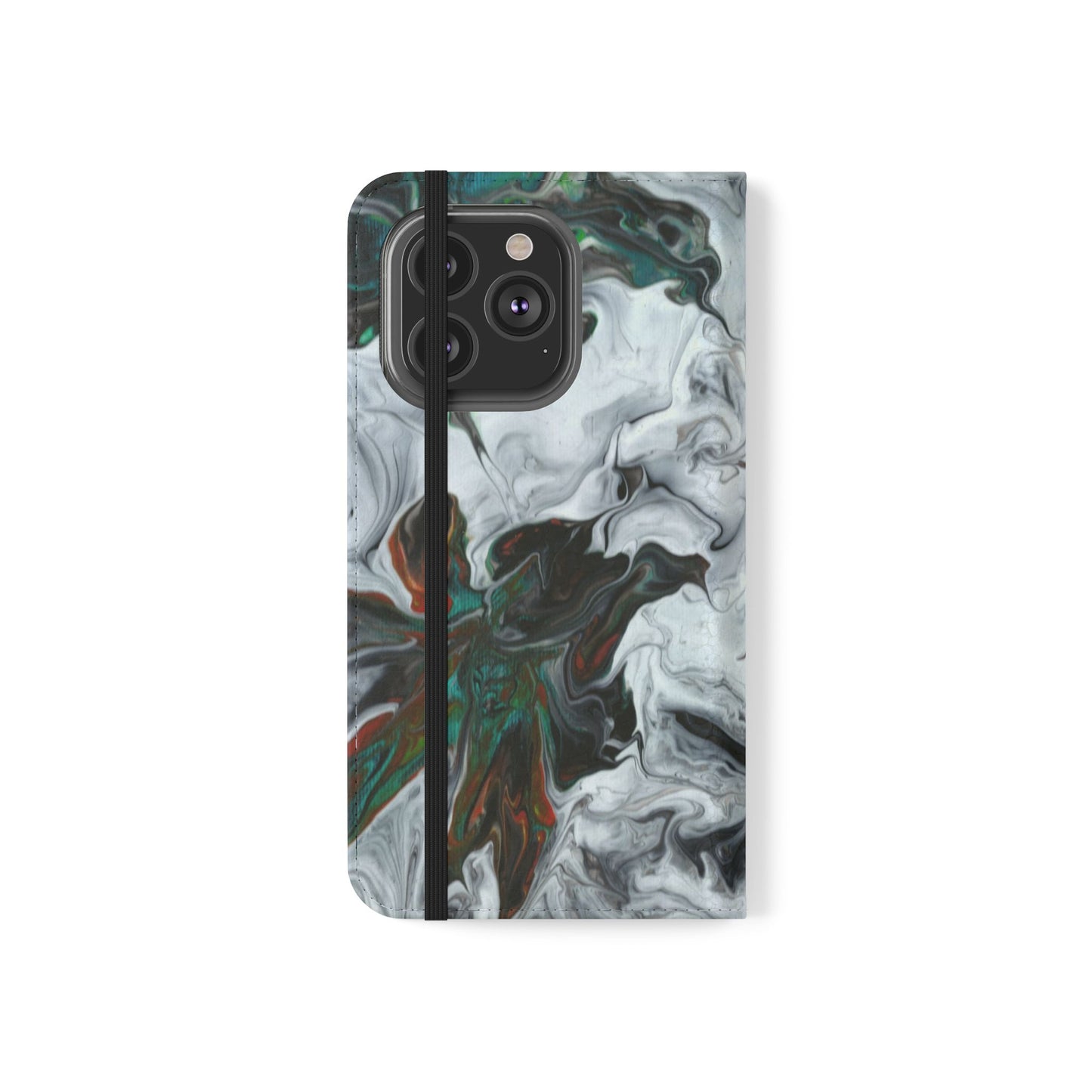 Colorful Symphony Flip Phone Case for iPhone 11 – 16 Pro, Samsung 21 – 22 Series