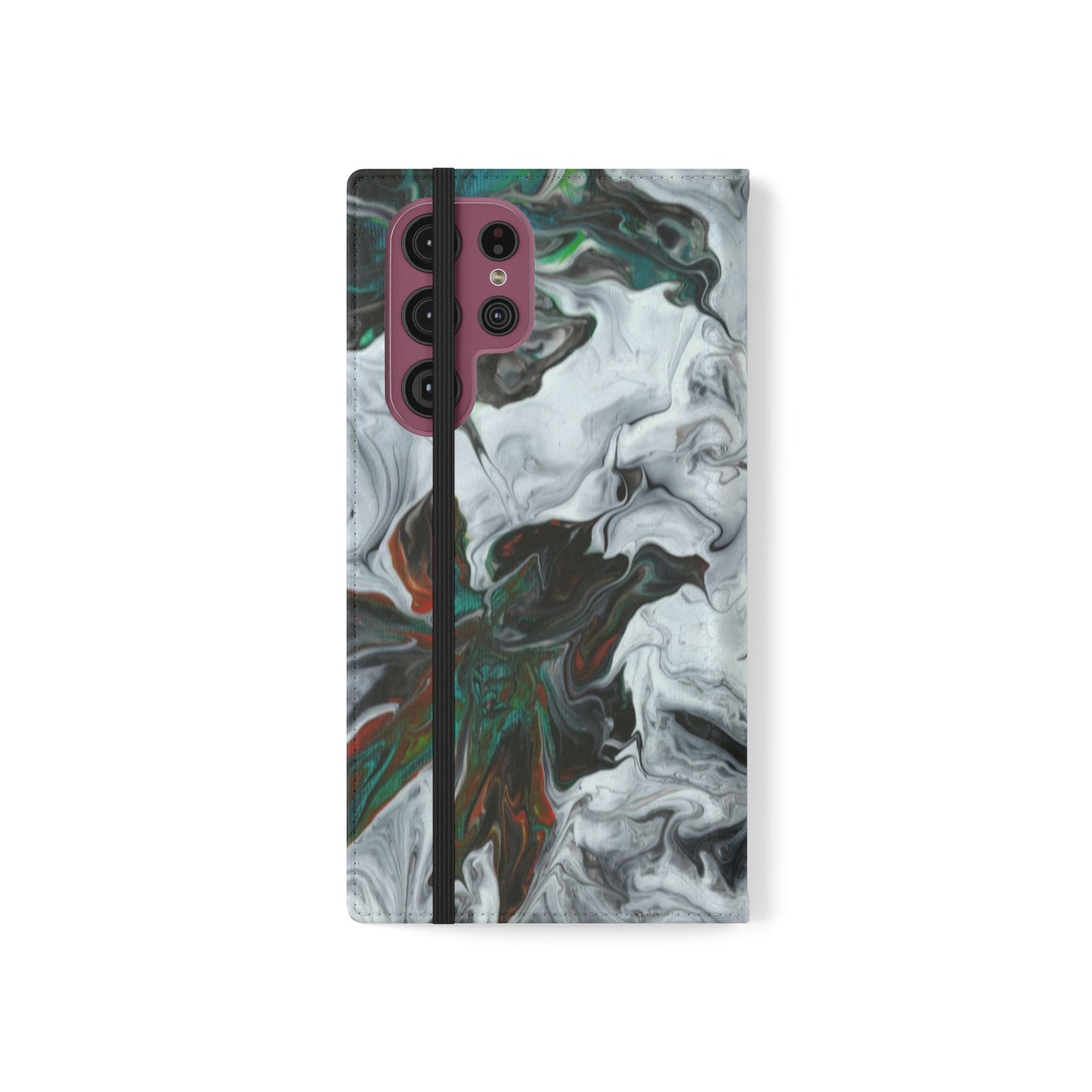 Colorful Symphony Flip Phone Case for iPhone 11 – 16 Pro, Samsung 21 – 22 Series