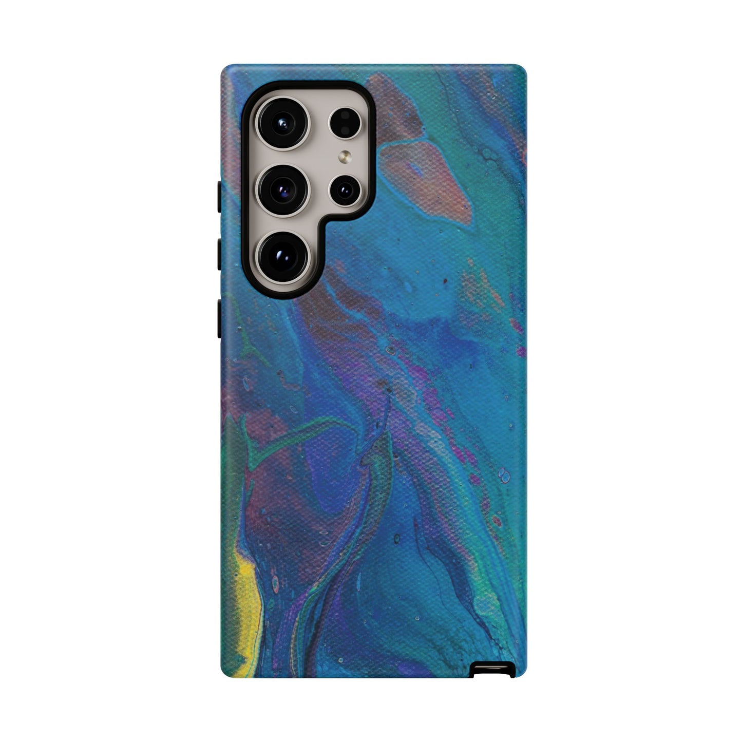Peacock Swirls Tough Phone Case for iPhone, Samsung Galaxy, and Google Pixel devices