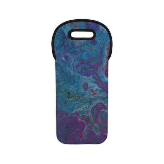 Wine Tote Bag - Azure Seas