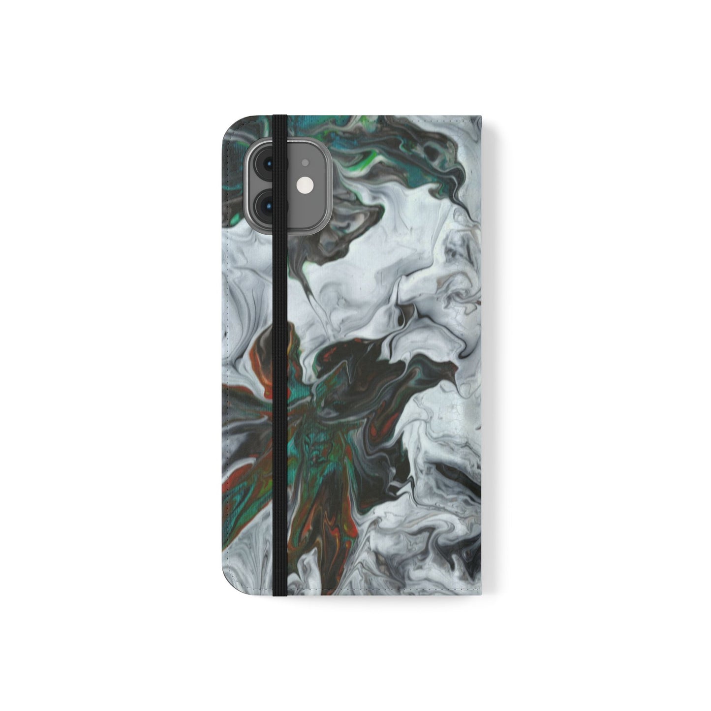 Colorful Symphony Flip Phone Case for iPhone 11 – 16 Pro, Samsung 21 – 22 Series