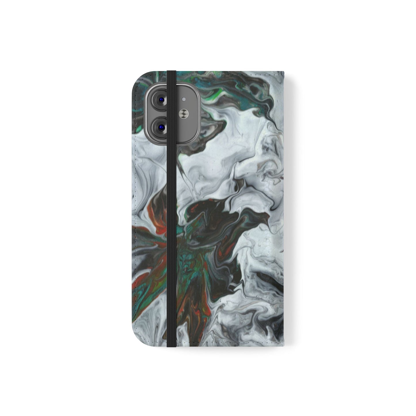 Colorful Symphony Flip Phone Case for iPhone 11 – 16 Pro, Samsung 21 – 22 Series