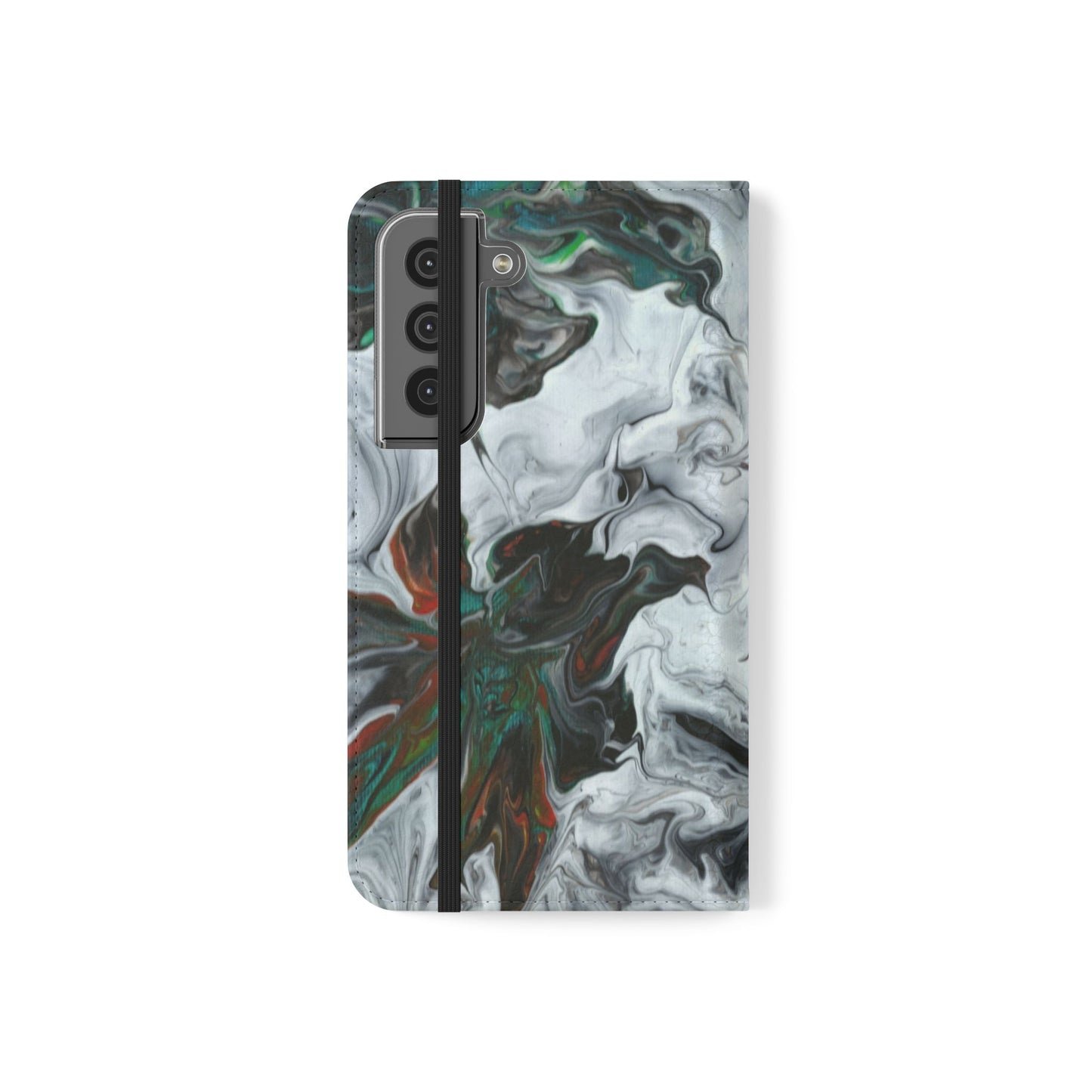 Colorful Symphony Flip Phone Case for iPhone 11 – 16 Pro, Samsung 21 – 22 Series